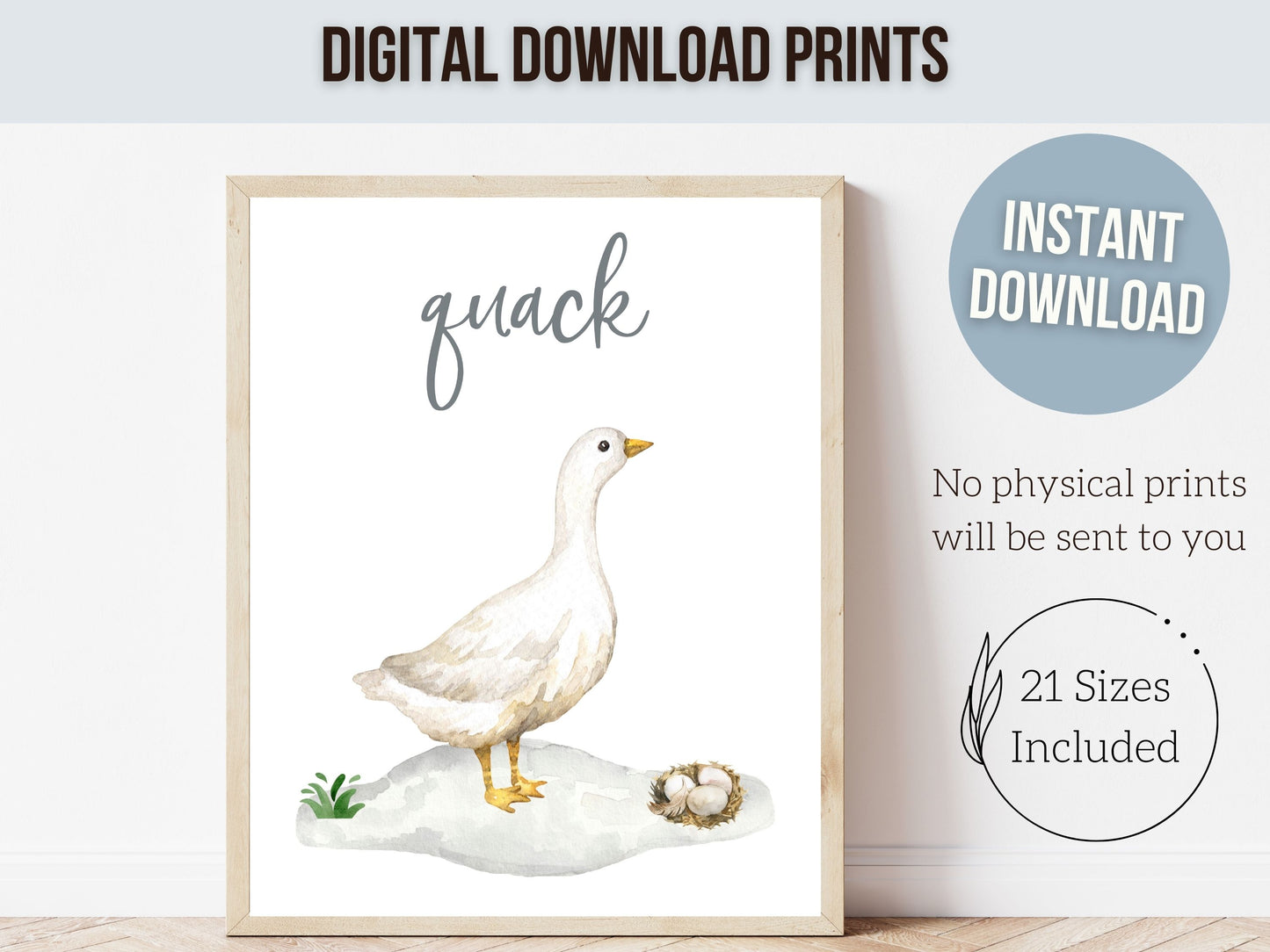 Farm Animal Nursery Prints