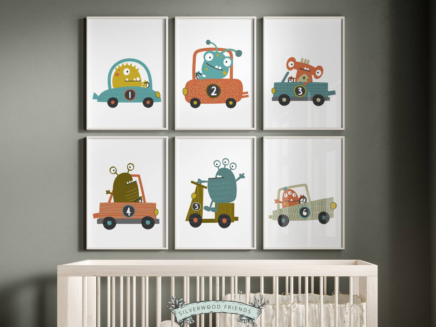 Outer Space Alien Nursery Prints