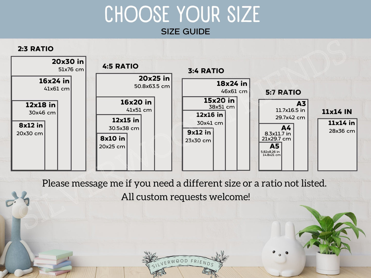 Boho Baby Name Nursery Prints - Personalised