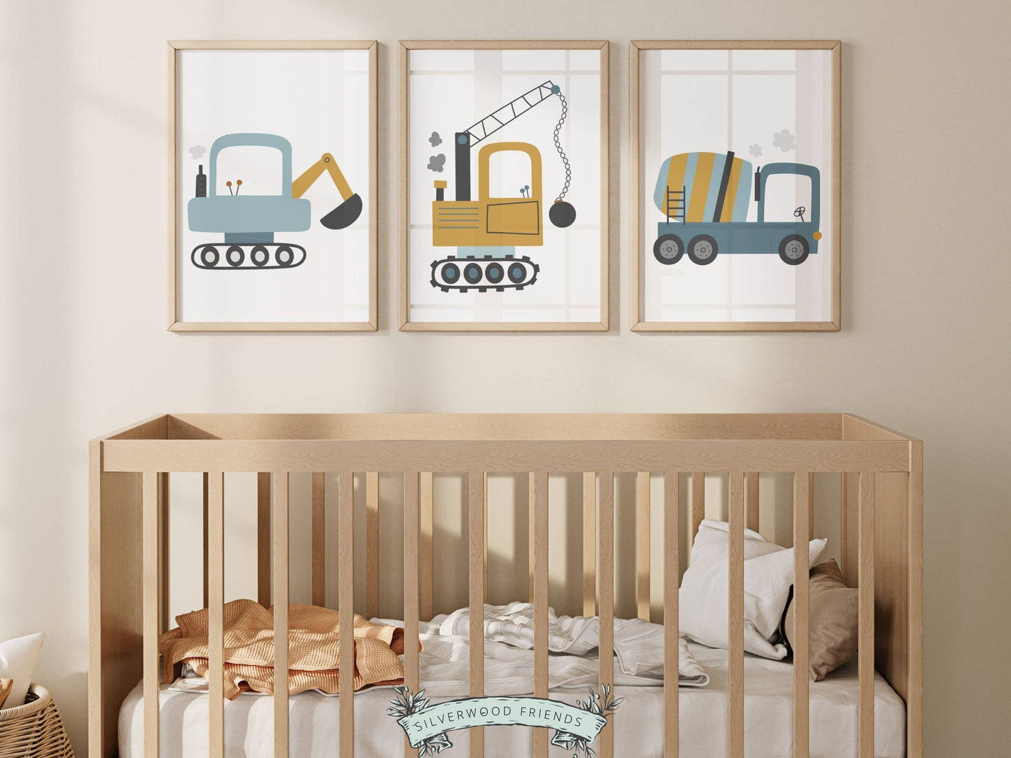 Construction Nursery Prints