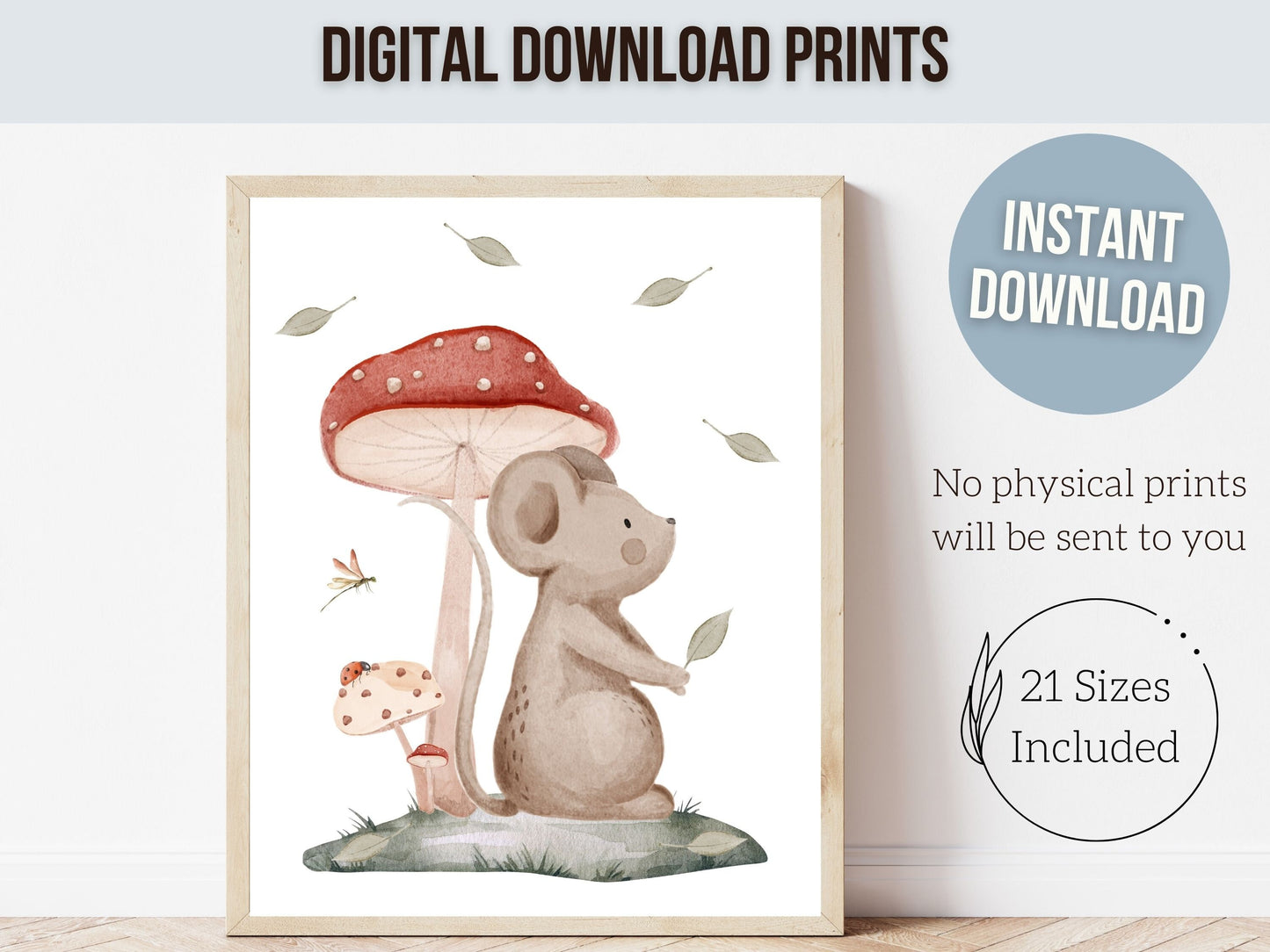 Woodland Nursery Print