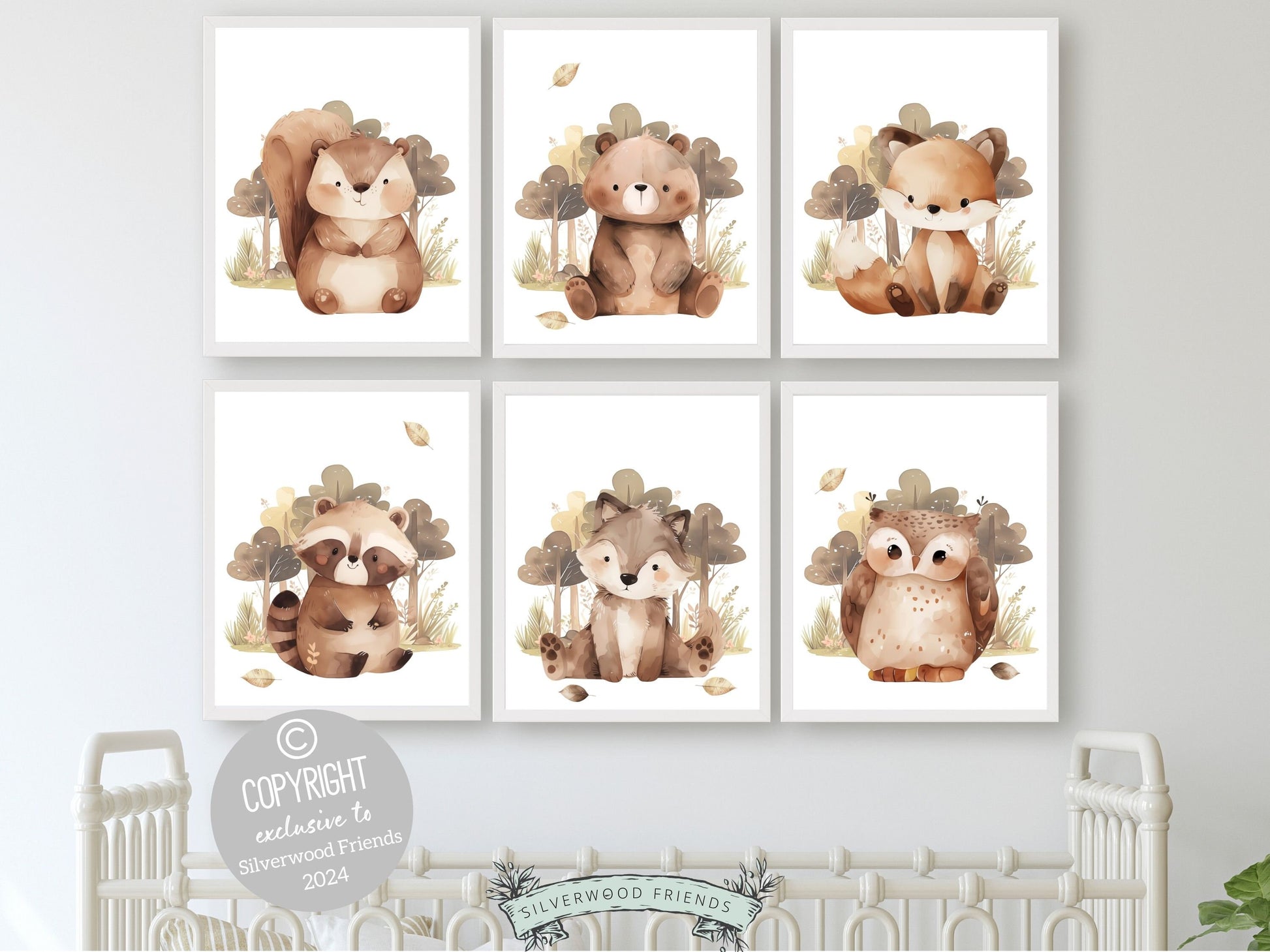 Our adorable Woodland Animal Nursery Prints are the perfect addition to your babys woodland nursery decor and will spark their imagination and love of nature. These neutral nursery prints also make a unique gender neutral baby show