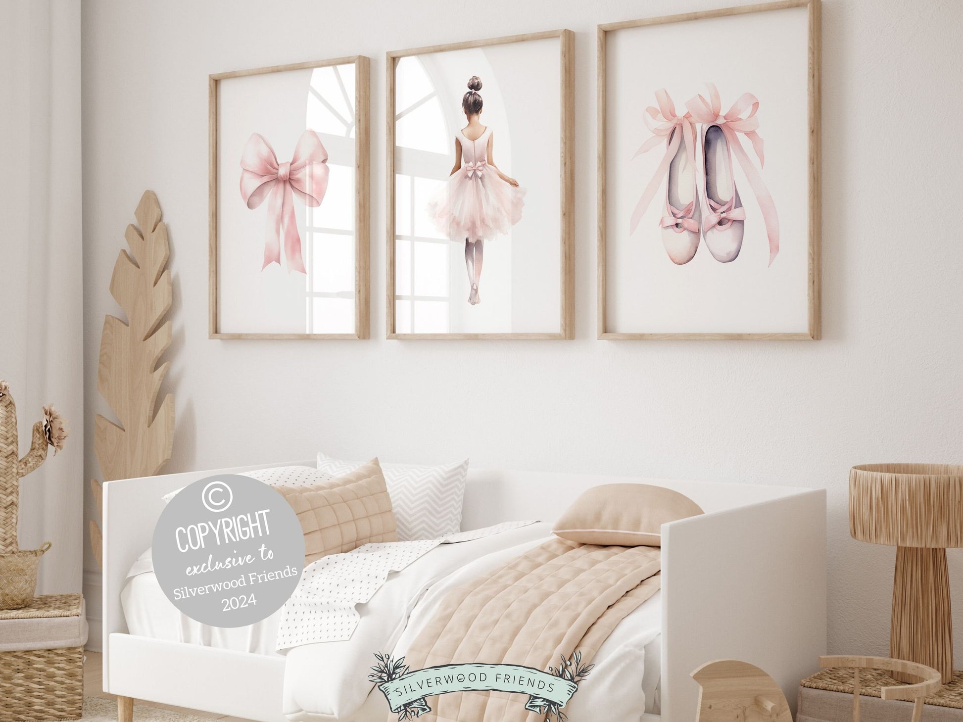 Ballet Nursery Prints, African American Ballerina Nursery Decor, Girls Ballet Nursery Wall Art, Little Black Girl Dance Decor Digital Prints
