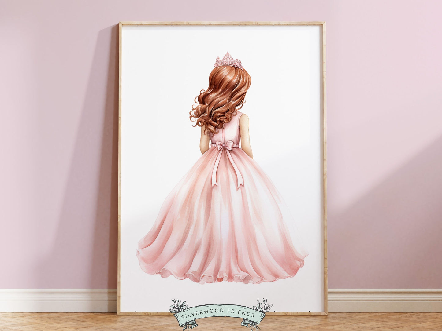 Baby Girls Princess Nursery Prints, Ballerina Nursery Decor, Pink Ballet Nursery Wall Art, Girls Princess Bedroom Wall Decor Digital Prints