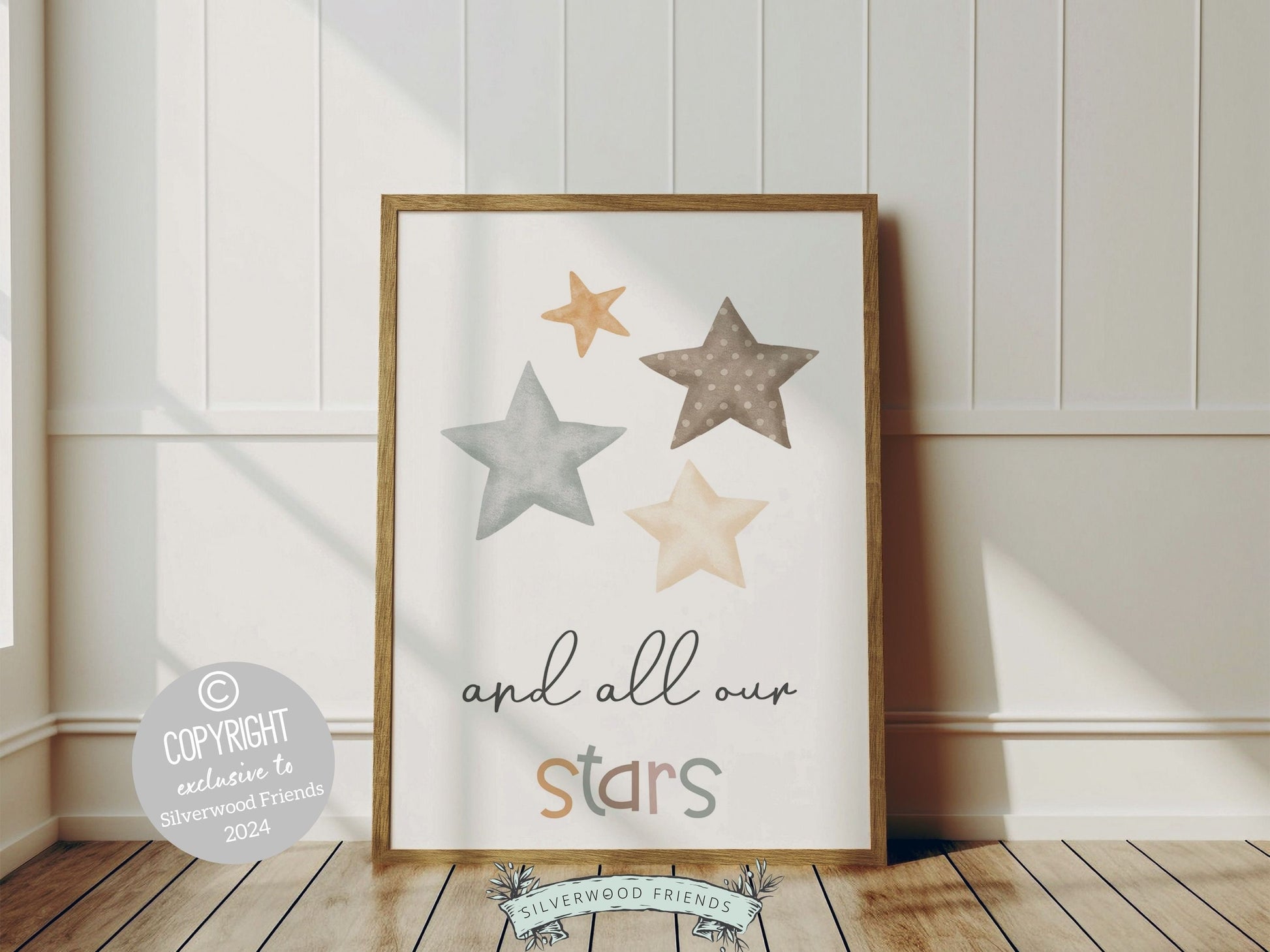You Are Our Sun Our Moon And All Our Stars Boho Nursery Prints, Gender Neutral Celestial Nursery Moon Stars Sun Wall Art Decor Digital Print