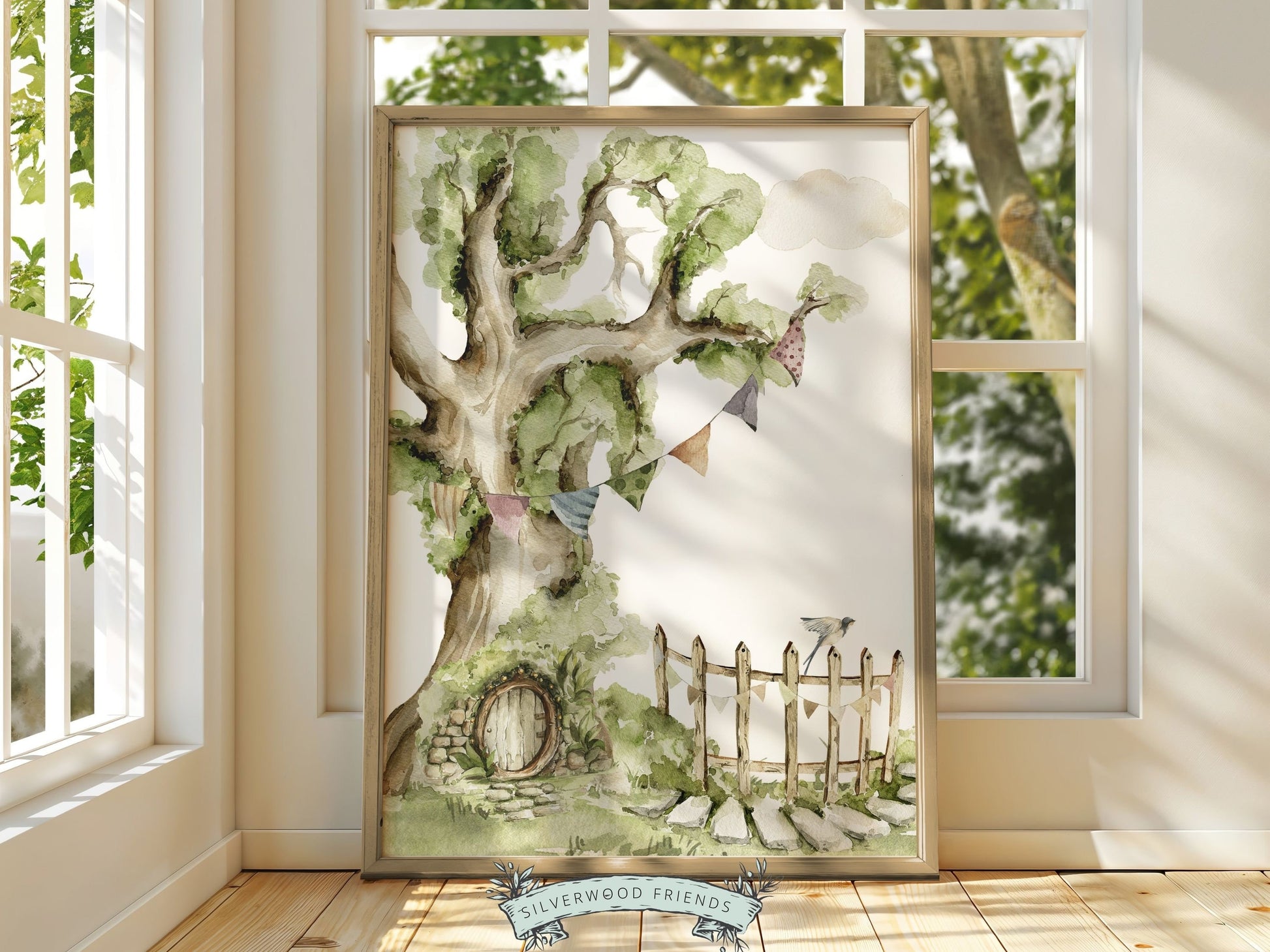Camping Nursery Prints, Woodland Hiking Nursery Decor, Bunny Rabbit Nursery Wall Art, Nature Nursery Picture, Forest Nursery Digital Print