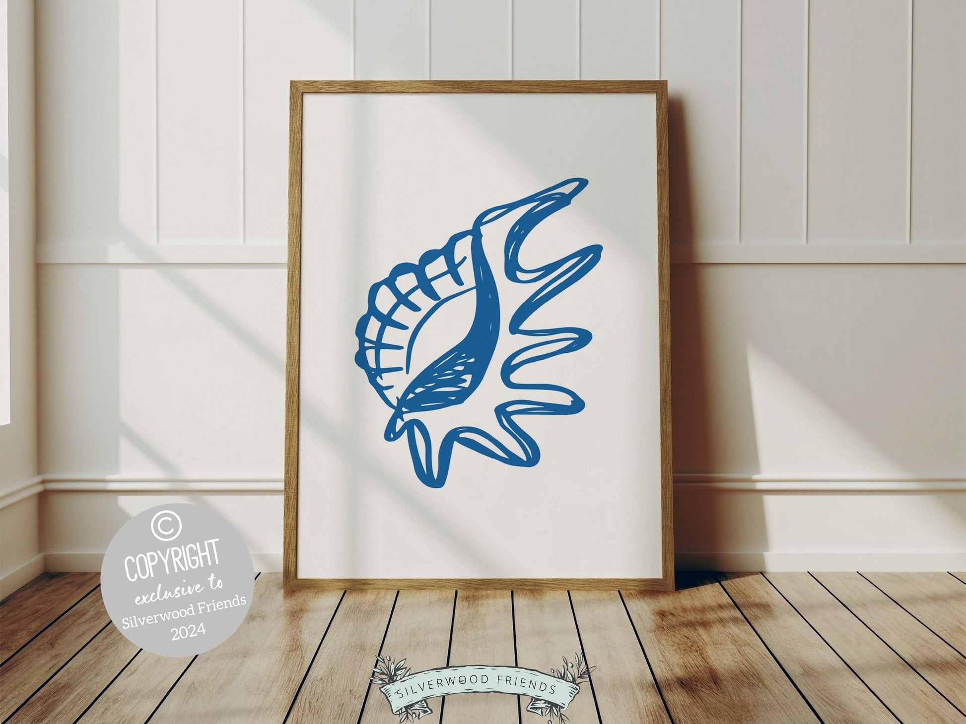 Seashell Coastal Prints, Beachy Wall Art, Under The Sea Nursery Print, Minimalist Nursery Wall Art Beach House Kids Room Decor Digital Print