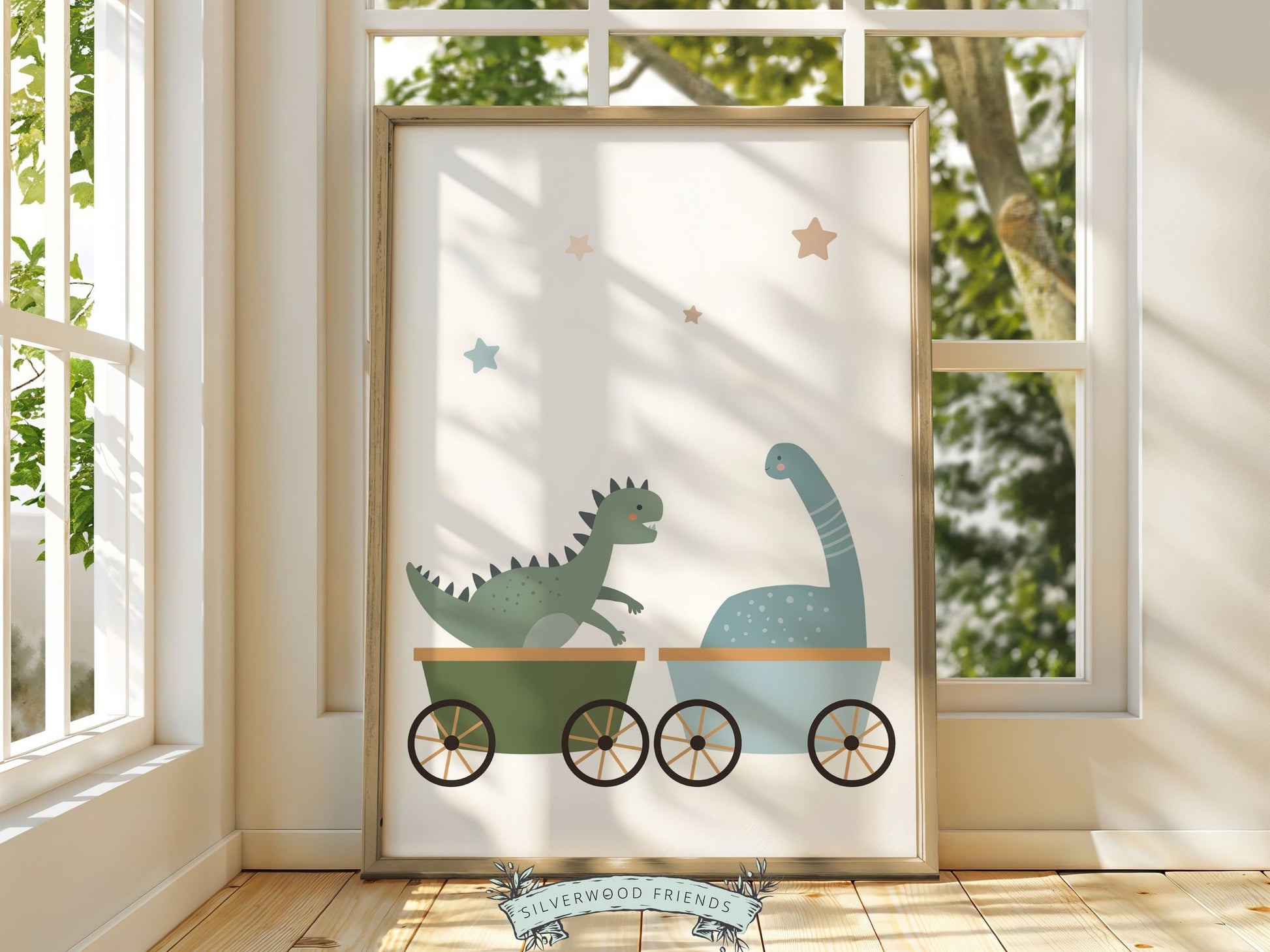 Dinosaur Nursery Prints, Transport Nursery, Dinosaur Playroom Print Set, Toddler Boys Room Decor, Baby Boys Dino Train Nursery Digital Print