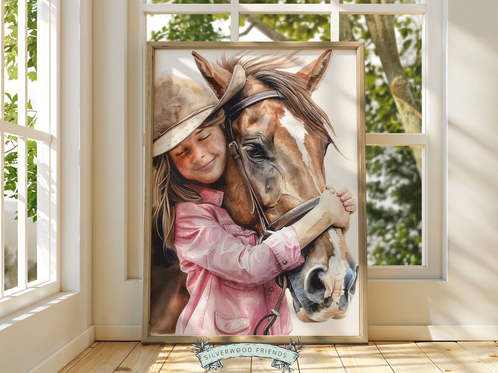 Cowgirl Nursery Print, Cowgirl Nursery Decor, Baby Girl Western Nursery Decor, Girls Horse Riding Print Horse Nursery Picture Digital Print