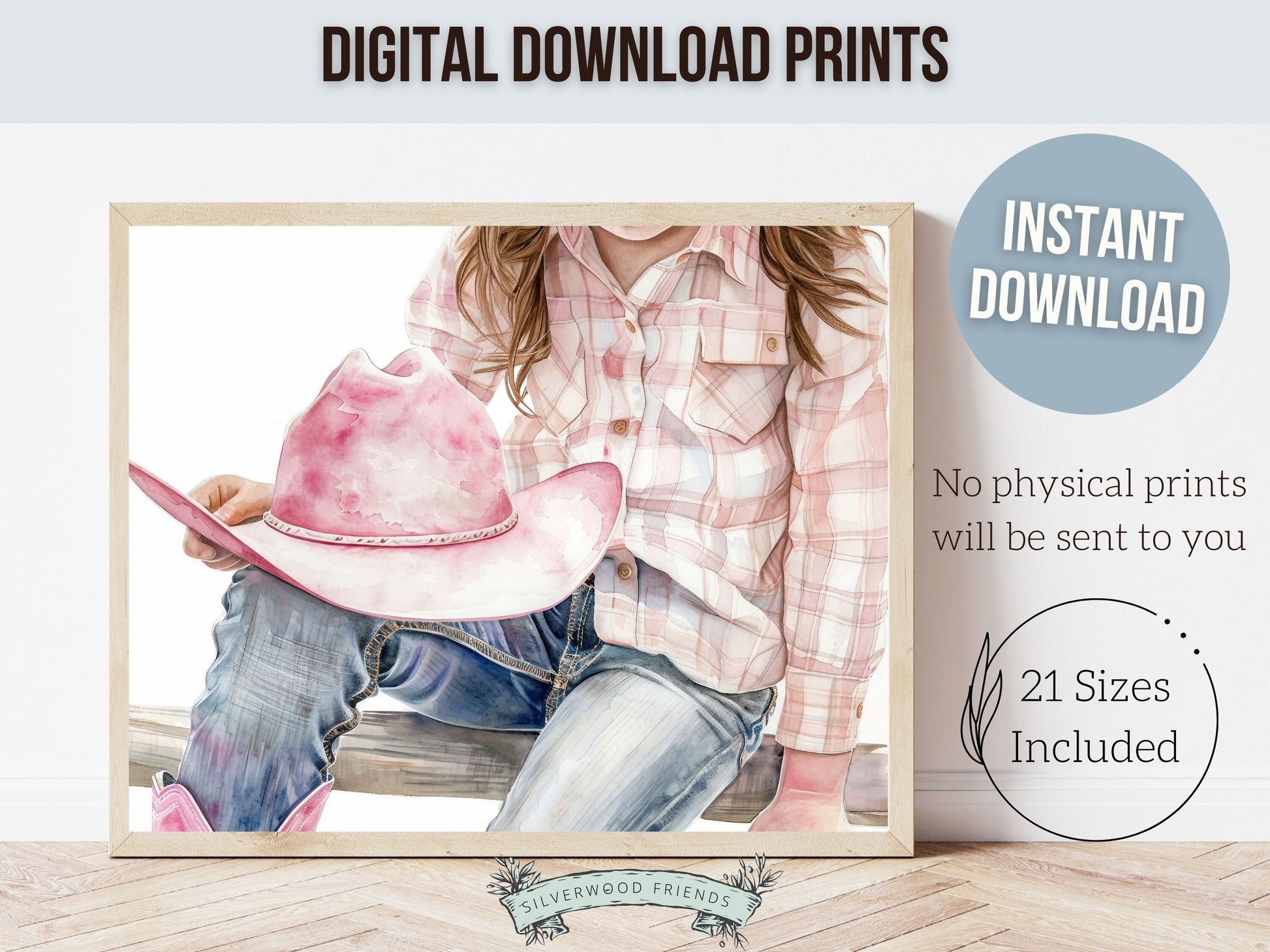 Cowgirl Nursery Print, Cowgirl Nursery Decor, Baby Girl Western Nursery Decor, Girl Horse Riding Picture, Country Girl Nursery Digital Print