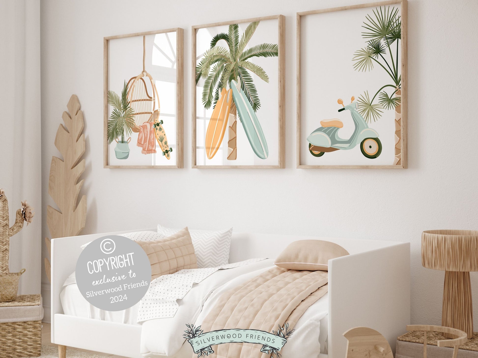 Wall Decor Cool Boy Nursery Ideas Beachy Surfboard Nursery Prints