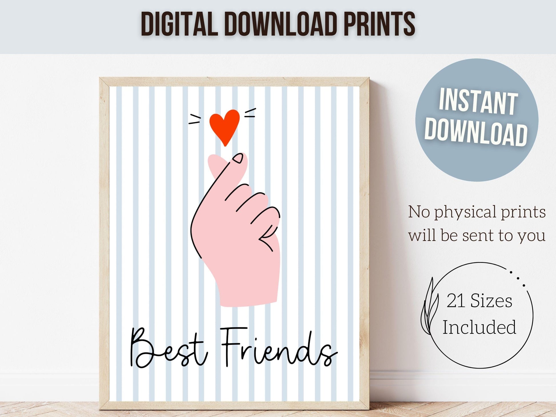 Best Friends Prints - Set of 3 - 001