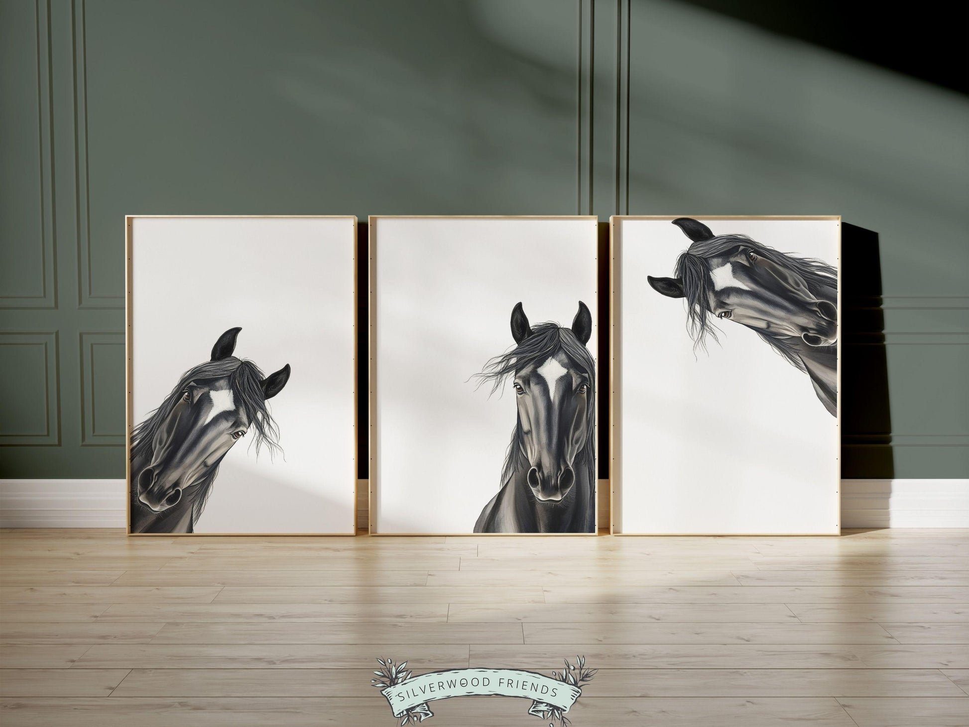 Peeking Horse Nursery Print, Horse Nursery Decor, Western Wall Decor, Kids Cowboy Room Wall Decor, Horse Picture, Pony Nursery Digital Print