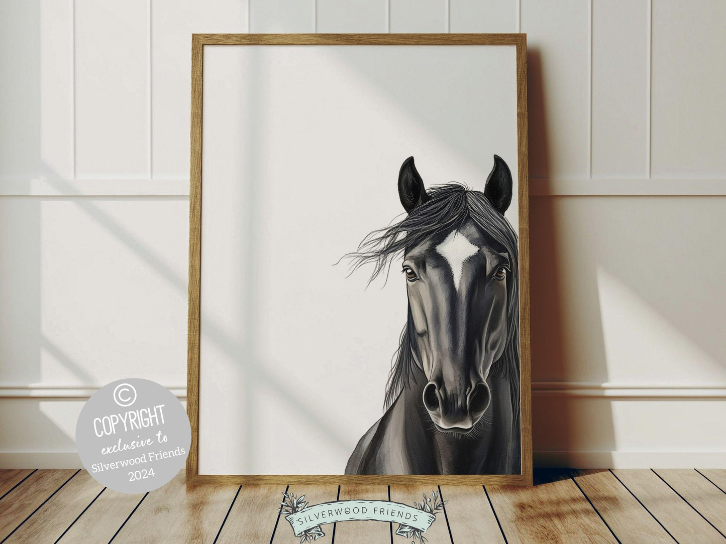 Peeking Horse Nursery Print, Horse Nursery Decor, Western Wall Decor, Kids Cowboy Room Wall Decor, Horse Picture, Pony Nursery Digital Print