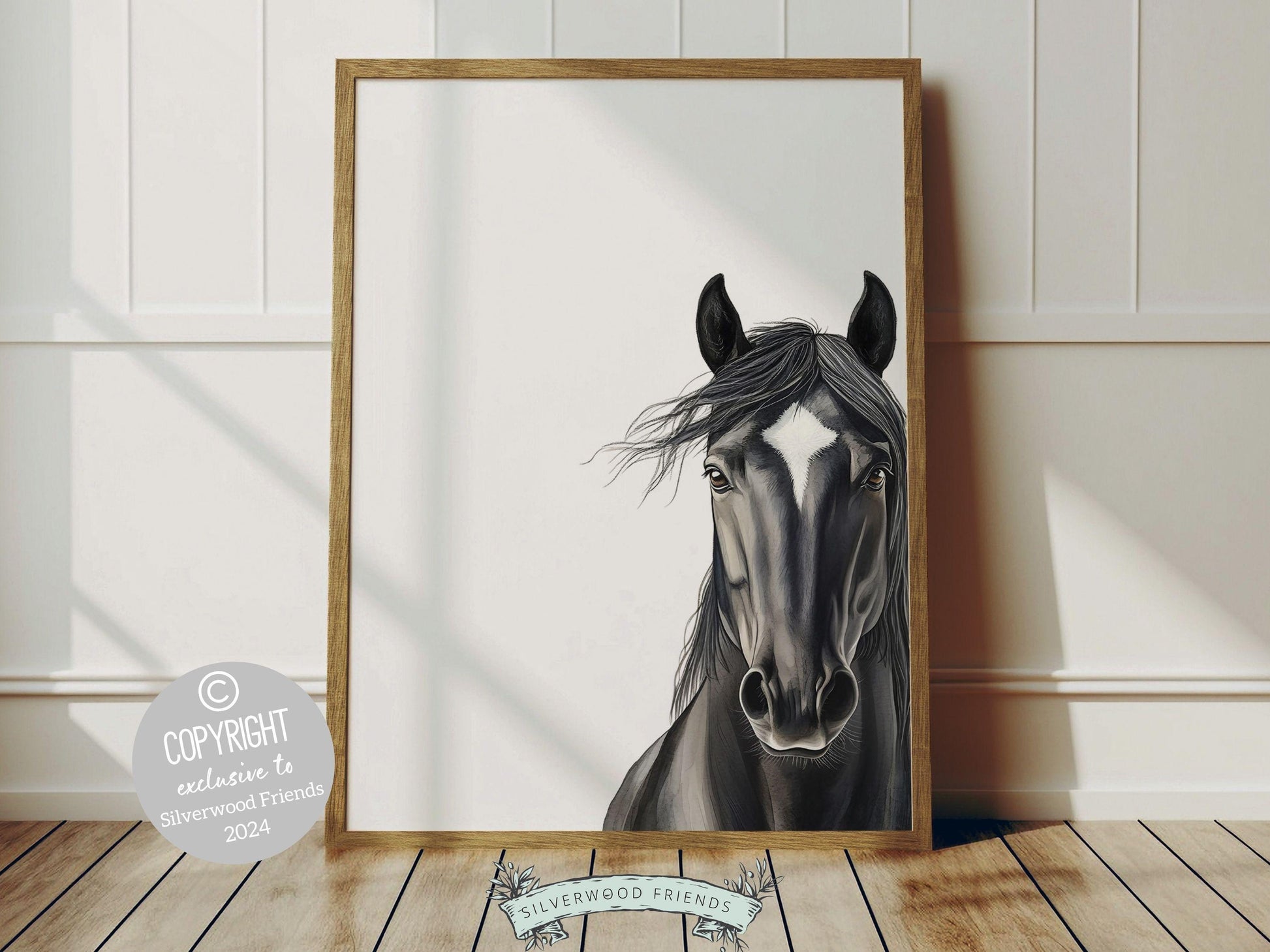 Peeking Horse Nursery Print, Horse Nursery Decor, Western Wall Decor, Kids Cowboy Room Wall Decor, Horse Picture, Pony Nursery Digital Print