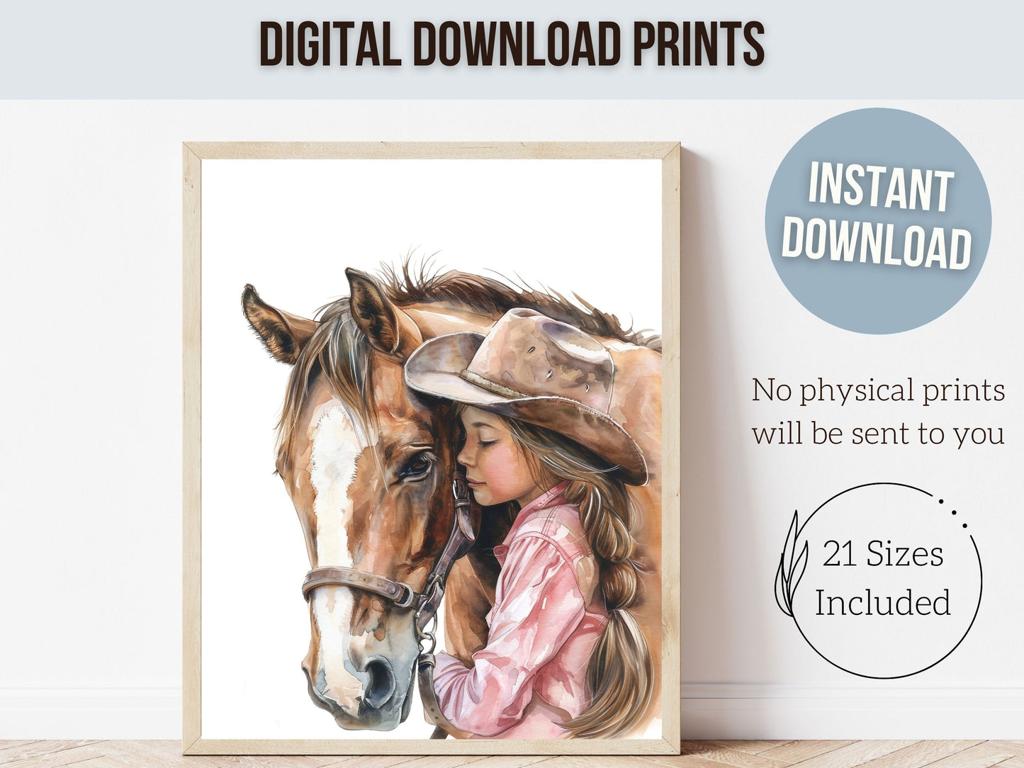 Cowgirl Nursery Print, Cowgirl Nursery Decor, Baby Girl Western Nursery Decor, Girls Horse Riding Print Horse Nursery Picture Digital Print