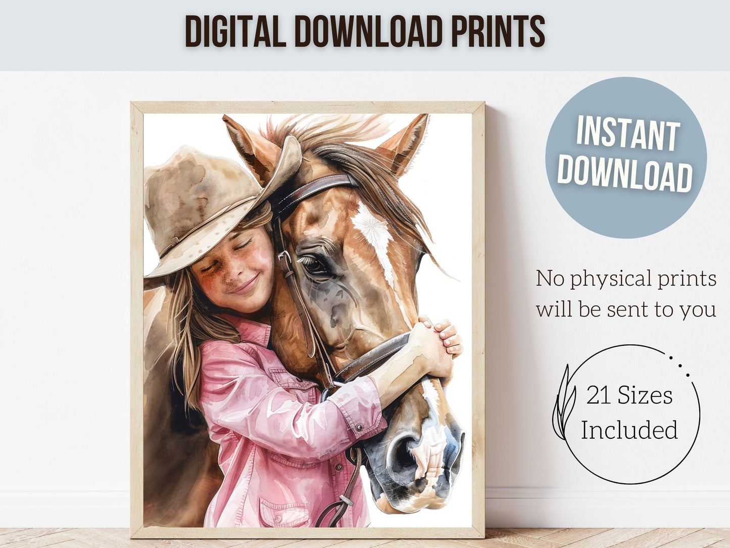Cowgirl Nursery Print, Cowgirl Nursery Decor, Baby Girl Western Nursery Decor, Girls Horse Riding Print Horse Nursery Picture Digital Print