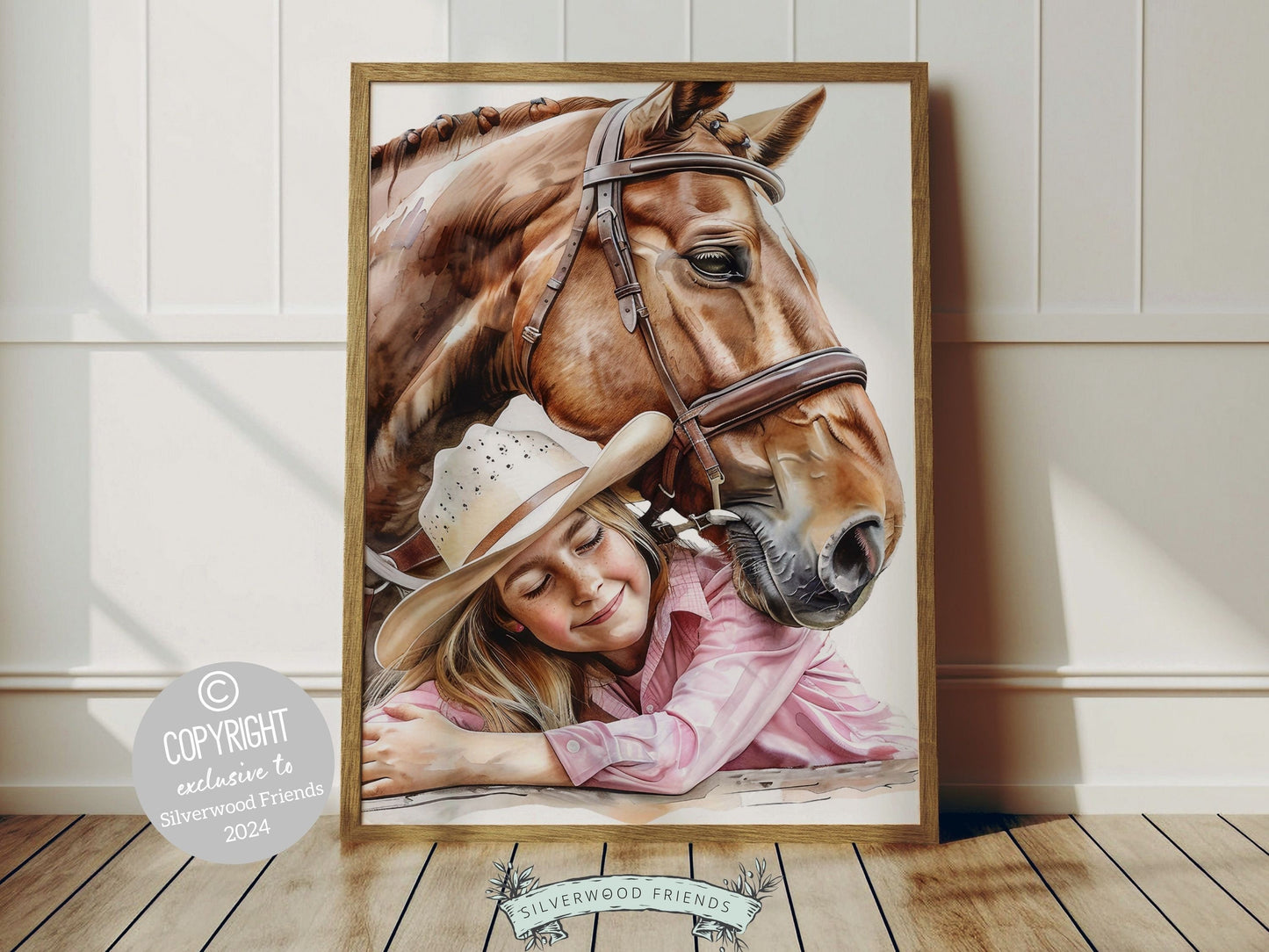 Cowgirl Nursery Print, Cowgirl Nursery Decor, Western Nursery Decor, Trendy Teen Girl Horse Riding Print Horse Nursery Picture Digital Print