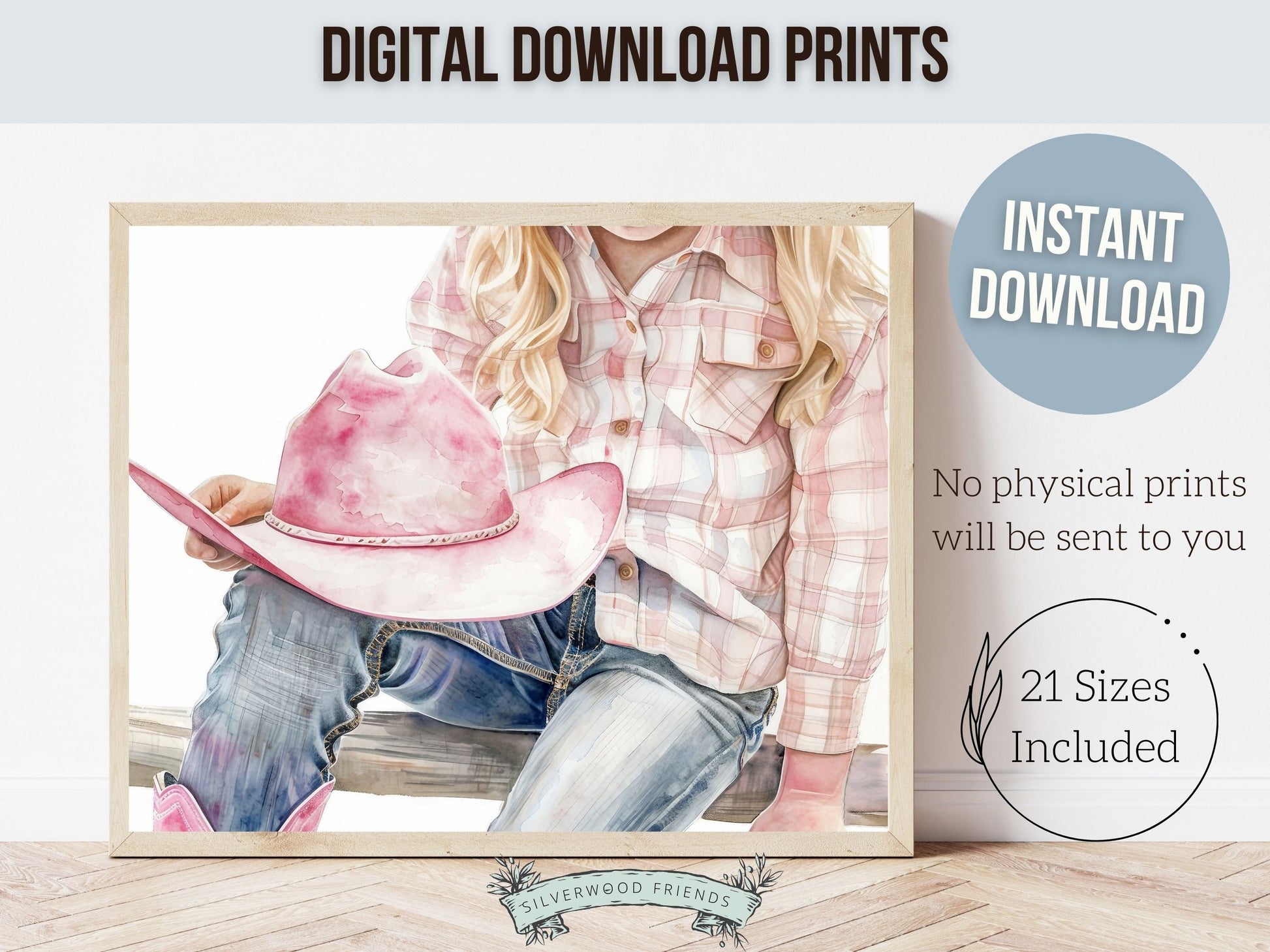 Cowgirl Nursery Print, Cowgirl Nursery Decor, Baby Girl Western Nursery Decor, Girl Horse Riding Picture, Country Girl Nursery Digital Print