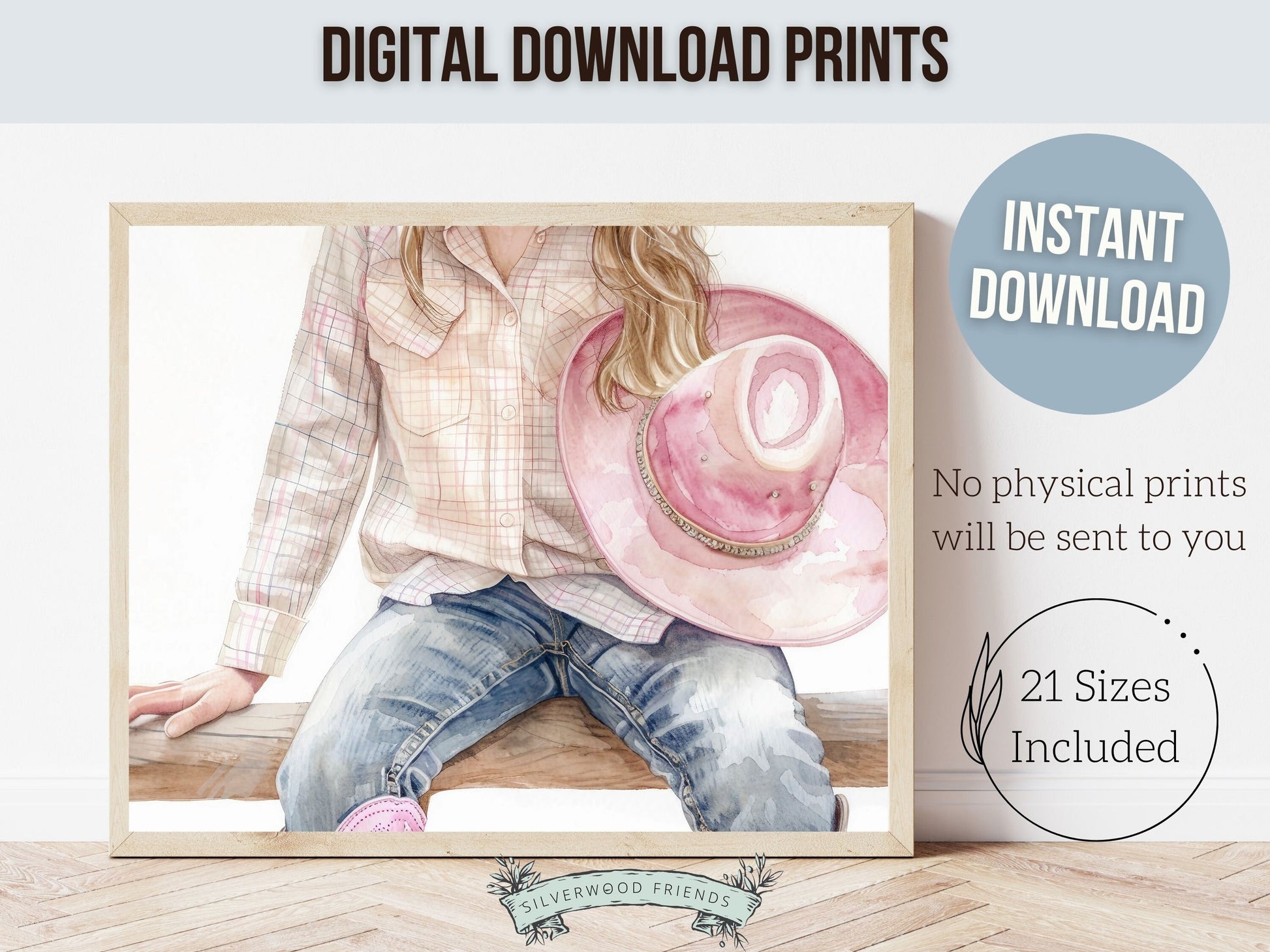 Cowgirl Nursery Print, Cowgirl Nursery Decor, Baby Girl Western Nursery Decor, Girl Horse Riding Picture, Country Girl Nursery Digital Print