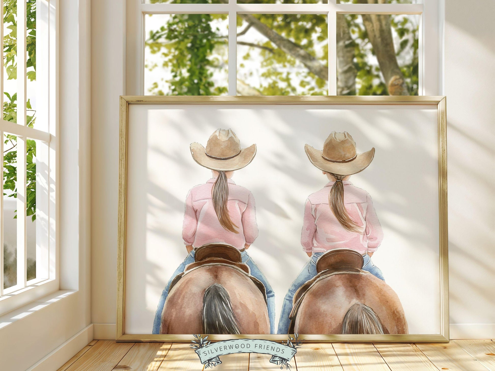 Cowgirl Horse Nursery Print, Cowgirl Horse Nursery Decor, Baby Girl Western Nursery Decor, Equestrian Nursery Wall Art Horse Digital Print