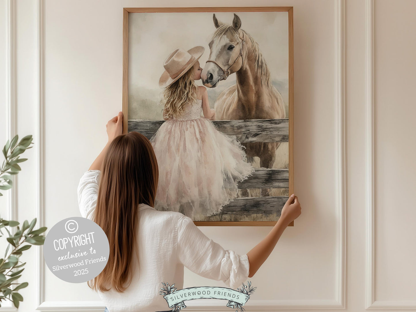 Cowgirl Print, Cowgirl Nursery Decor, Trendy Pink Western Decor, Girls Horse Riding Print, Horse Picture Dorm Room Wall Decor Digital Print