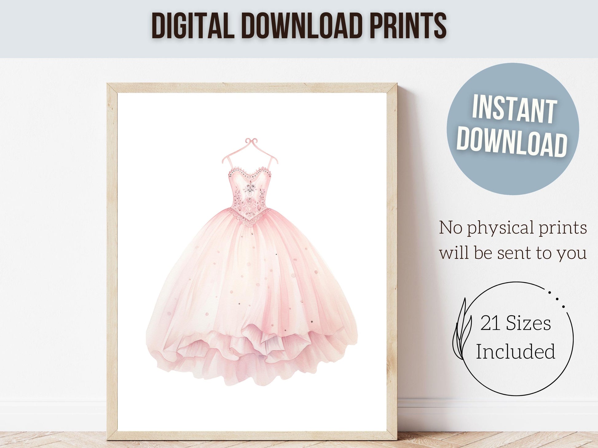 Baby Girls Princess Nursery Prints, Fairy Tale Nursery Decor, Fairytale Nursery Wall Art, Girls Princess Bedroom Wall Decor Digital Prints