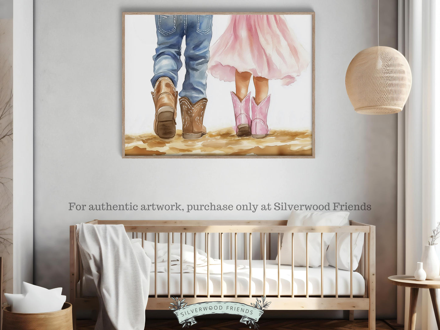 Cowboy Boots Print, Cowgirl Nursery Decor, Sibling Western Nursery Decor, Brother Sister Country Farmhouse Nursery Wall Art Digital Print