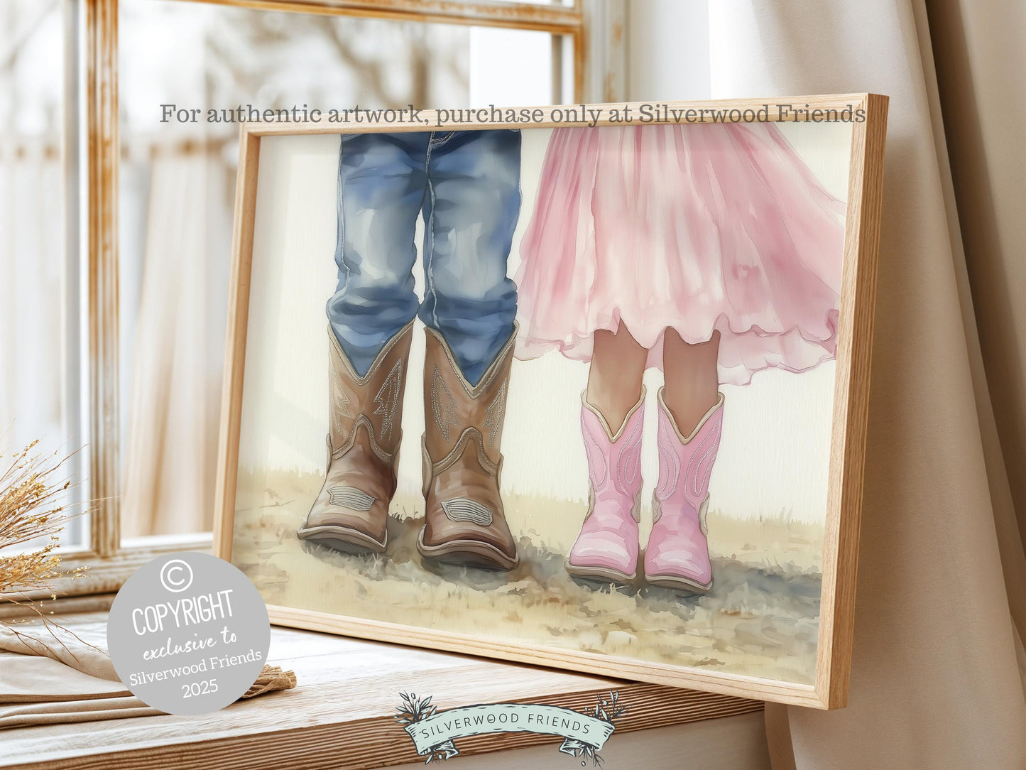 Cowboy Boots Print, Cowgirl Cowboy Nursery Decor, Twins Western Nursery Decor, Kids Country Farmhouse Horse Nursery Wall Art Digital Print