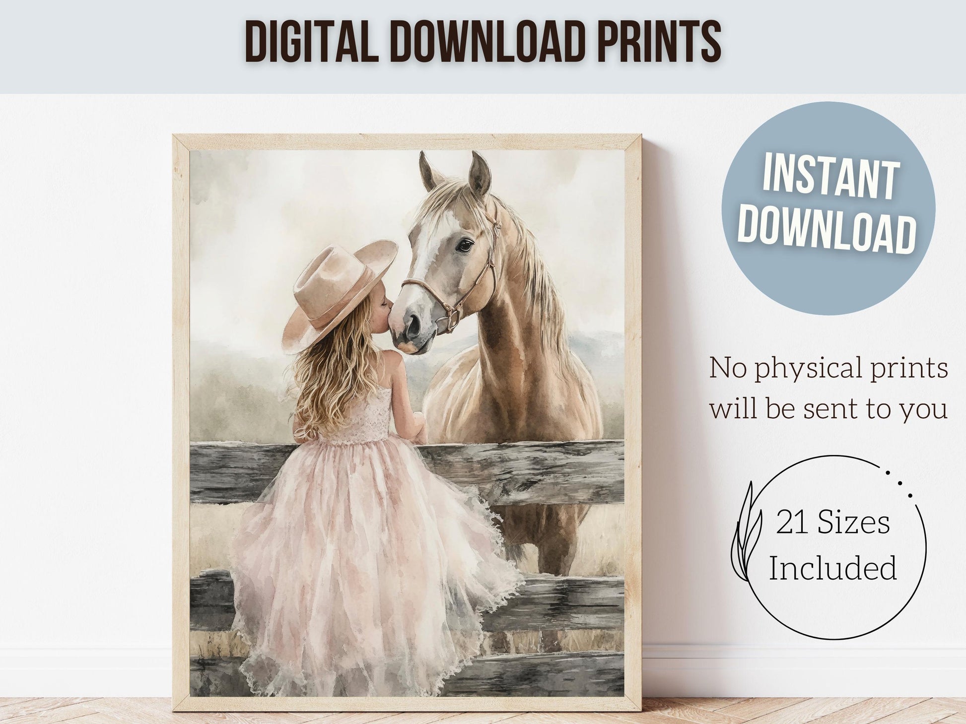 Cowgirl Print, Cowgirl Nursery Decor, Trendy Pink Western Decor, Girls Horse Riding Print, Horse Picture Dorm Room Wall Decor Digital Print