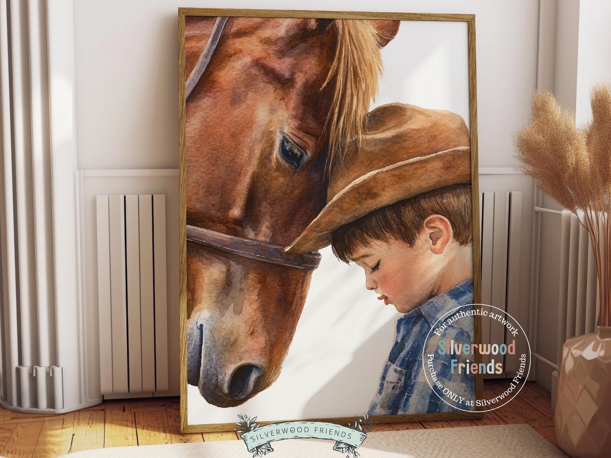 Cowboy Nursery Print, Cowboy Nursery Decor, Baby Boys Western Nursery Decor, Little Boy Cowboy Horse Riding Nursery Wall Art Digital Print