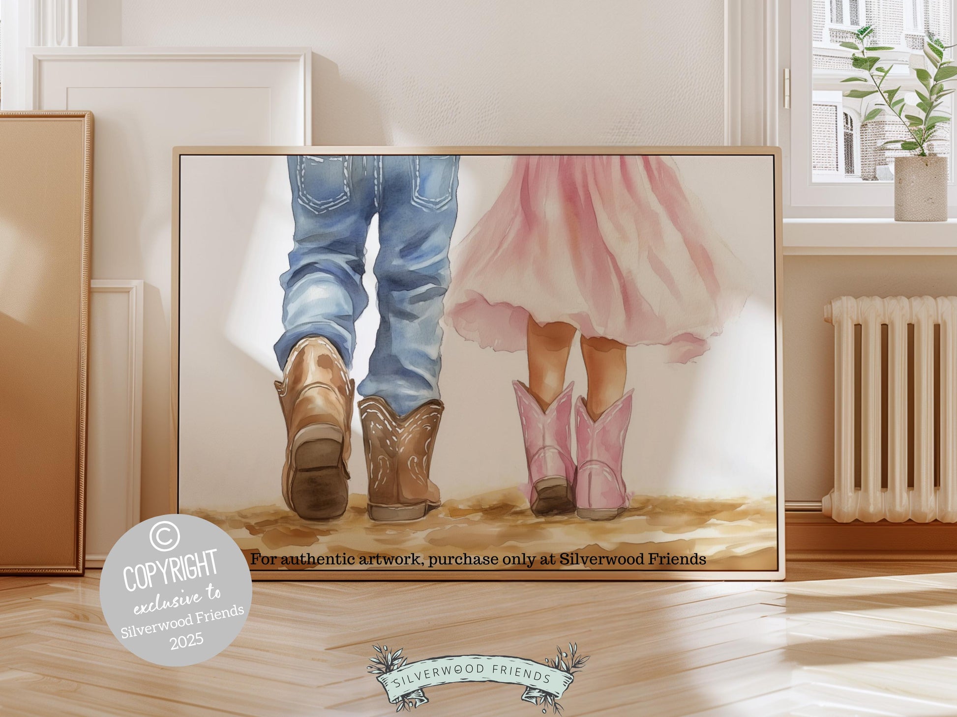 Cowboy Boots Print, Cowgirl Nursery Decor, Sibling Western Nursery Decor, Brother Sister Country Farmhouse Nursery Wall Art Digital Print