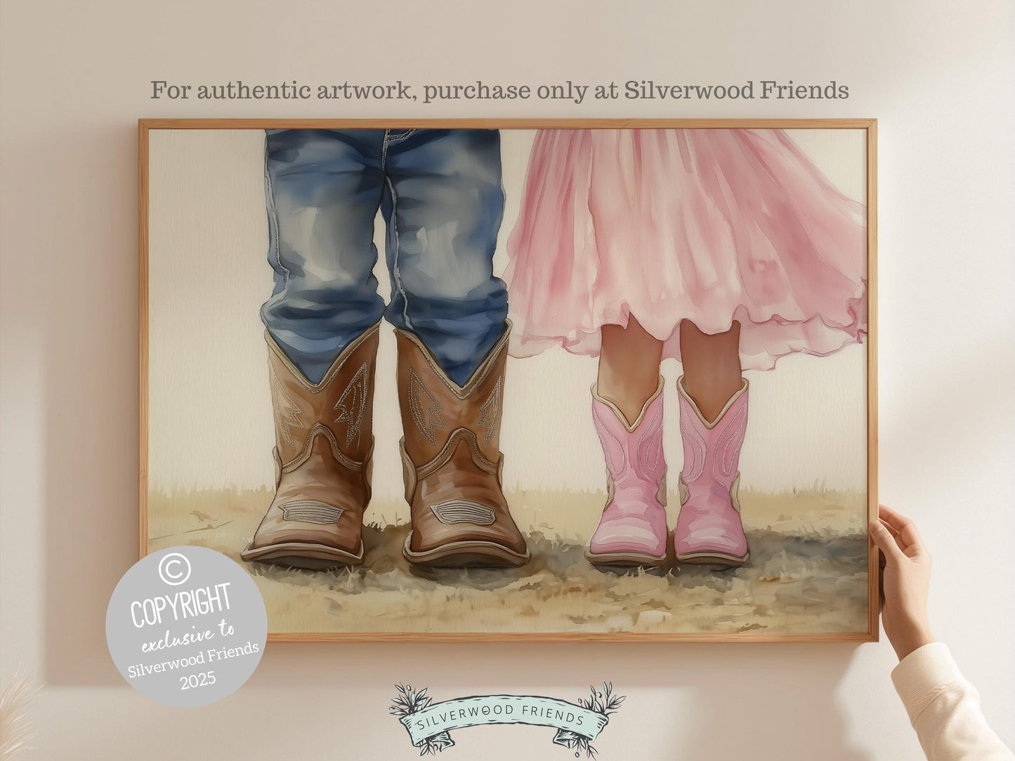Cowboy Boots Print, Cowgirl Cowboy Nursery Decor, Twins Western Nursery Decor, Kids Country Farmhouse Horse Nursery Wall Art Digital Print