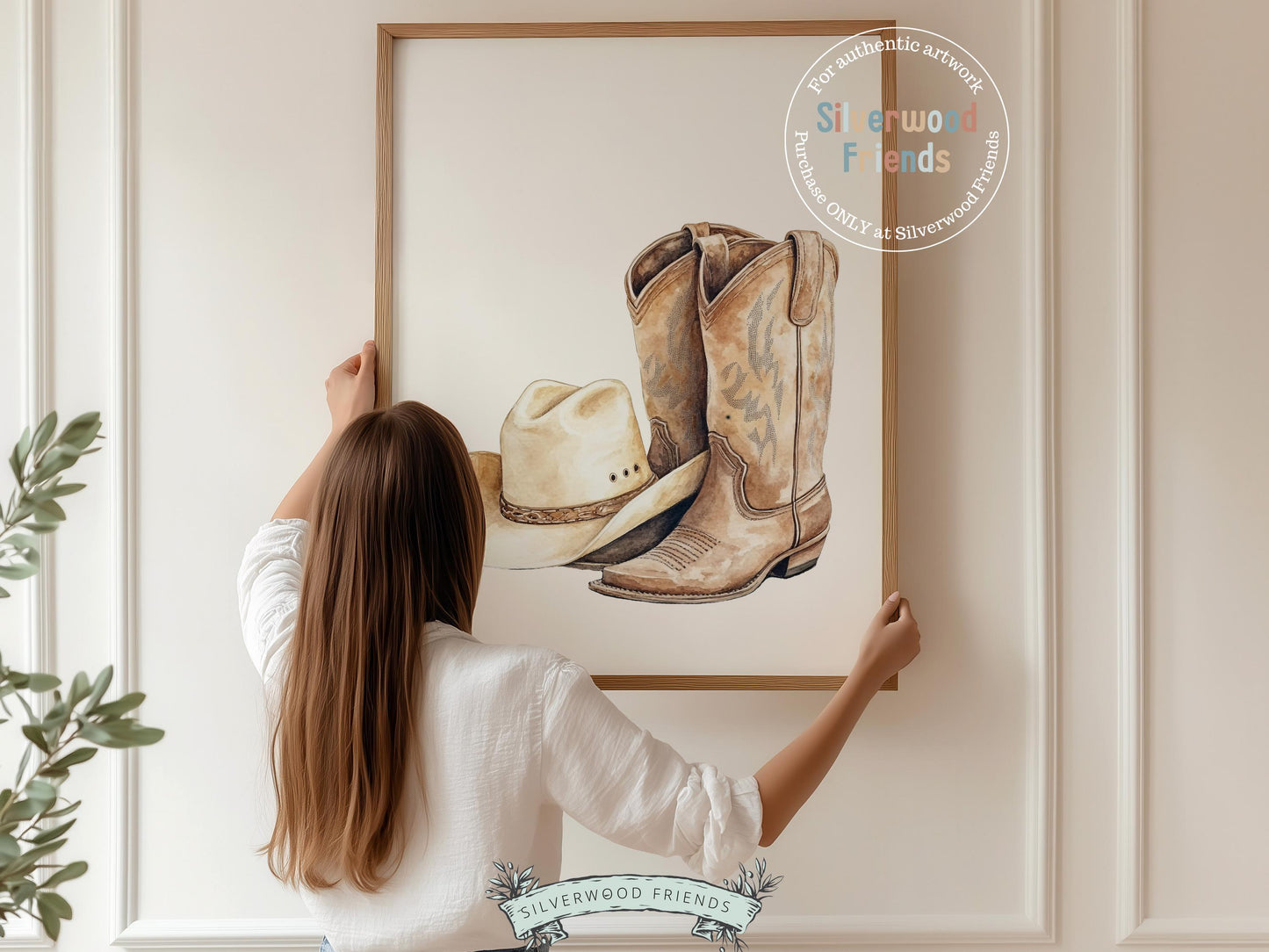 Cowboy Nursery Print, Cowboy Nursery Decor, Baby Boys Western Nursery Decor, Little Boy Cowboy Hat Boots Nursery Wall Art Digital Print