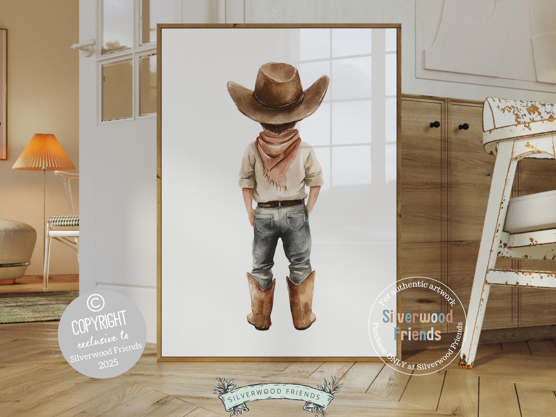 Cowboy Nursery Print, Cowboy Nursery Decor, Baby Boys Western Nursery Decor, Little Boy Cowboy Horse Country Nursery Wall Art Digital Print