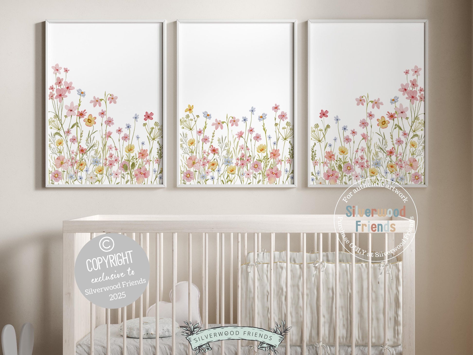Step into a whimsical meadow where wildflowers dance in the breeze! 🌿✨ Our enchanting Wildflower Nursery Print Set features delicate watercolor blooms, bringing a soft, nature-inspired charm to any wildflower or boho-themed nursery. A dreamy addition to your little ones space and a unique baby shower gift to be cherished forever!