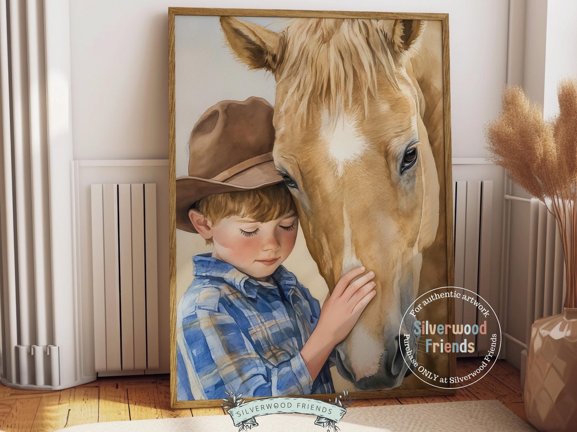 Cowboy Nursery Print, Cowboy Nursery Decor, Baby Boys Western Nursery Decor, Little Boy Cowboy Horse Riding Nursery Wall Art Digital Print