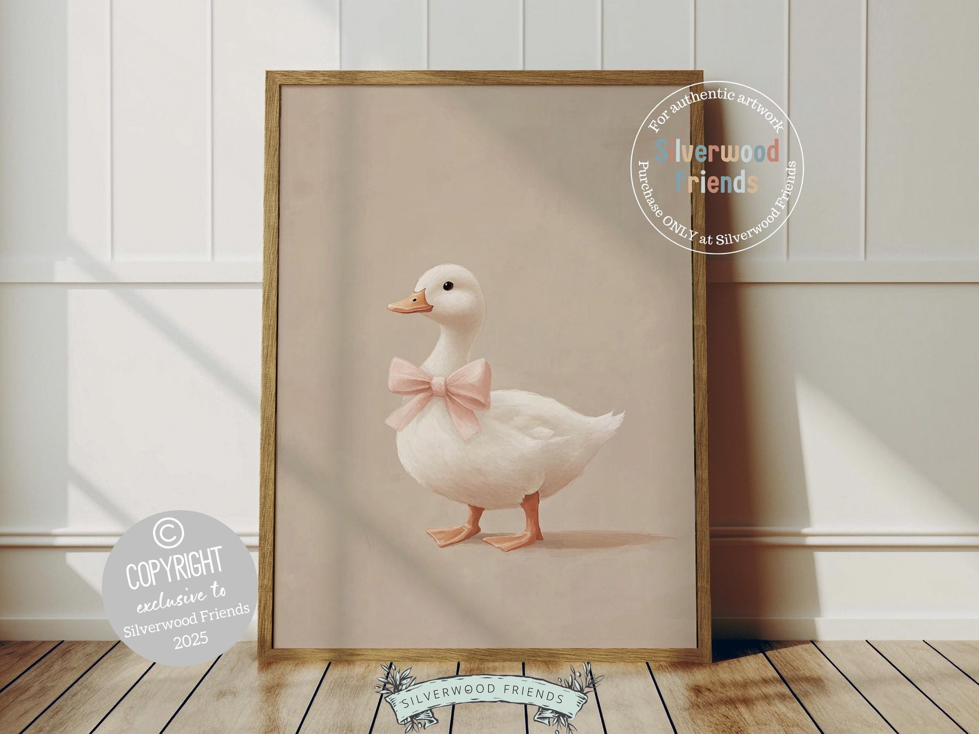 Pink Duck Nursery Print, Baby Girl Pink Duck Farm Nursery Decor, Girl Farm Nursery Wall Art, Farmhouse Duck Mudroom Wall Decor Digital Print