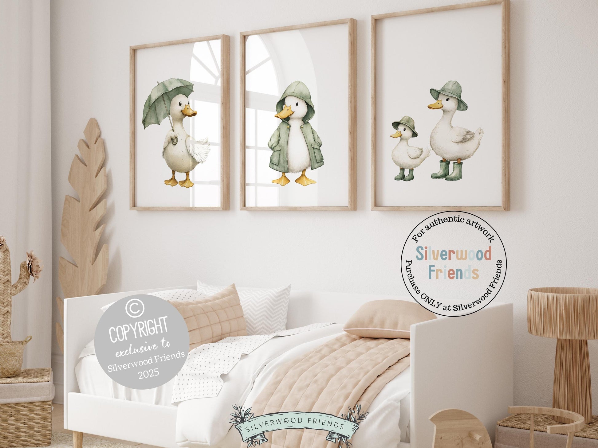 Duck Nursery Prints, Sage Green Duck Nursery Decor, Gender Neutral Duck Nursery Wall Art, Vintage Farmhouse Mudroom Wall Decor Digital Print
