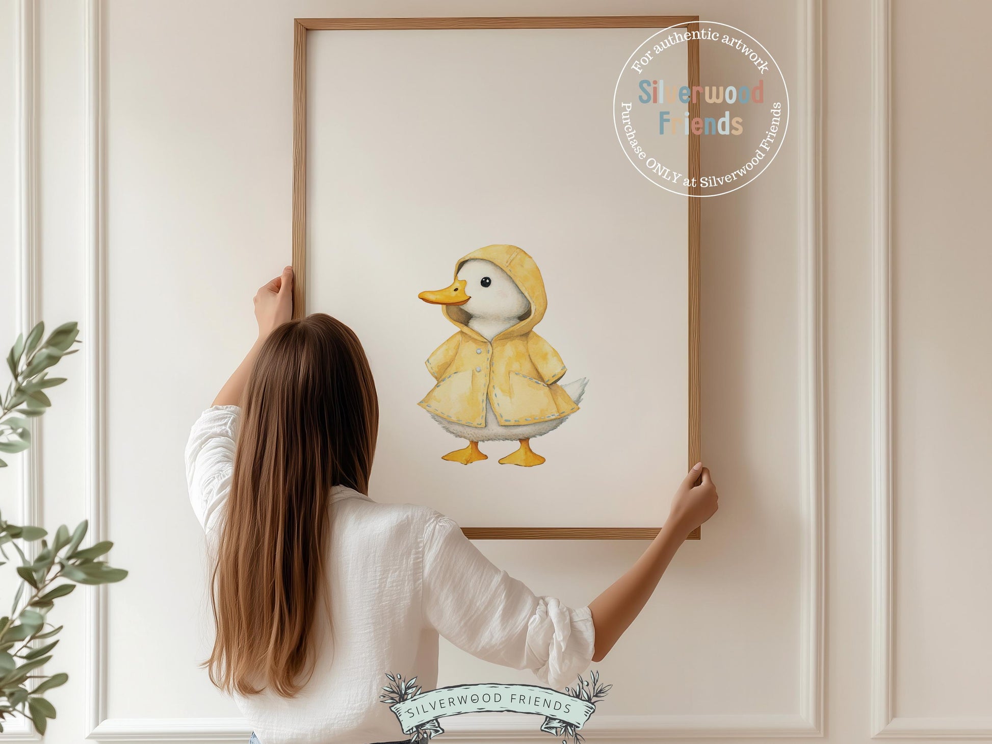 Duck Nursery Prints, Yellow Duck Farm Nursery Decor, Gender Neutral Duck Nursery Wall Art, Kids Farm Animal Bedroom Wall Decor Digital Print