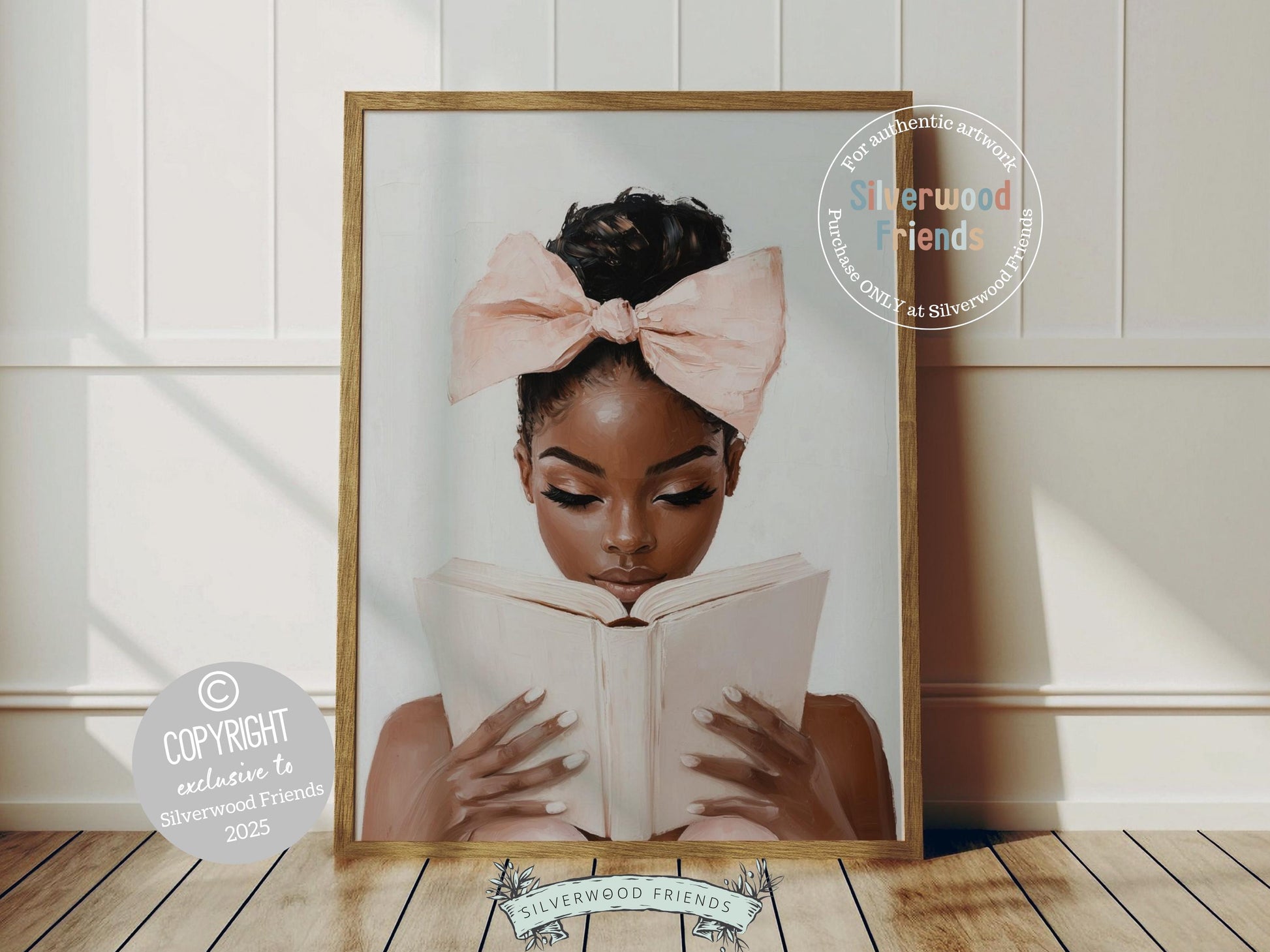 Bring refined charm to your space with our Ballet Reading Print, featuring an elegant African American ballerina immersed in a book. Perfect for dance studios, home libraries, or any artful corner, this graceful piece celebrates the beauty of knowledge, movement, and quiet moments of reflection.