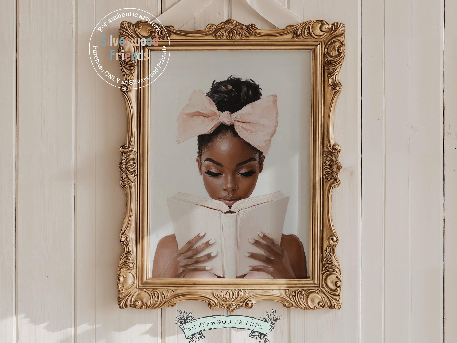 African American Ballerina Reading Wall Decor, Black Ballerina Bookish Wall Art, Black Girl Art Reading Nook Book Lover Gift Digital Print
