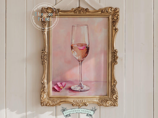 Celebrate in style with our Cheers Art Print, featuring a chic illustration of a champagne glass filled with vibrant flower petals on a pretty pink background. Perfect for social gathering spaces or trendy bar cart decor, this colorful artwork adds a fun, lively touch to your home.