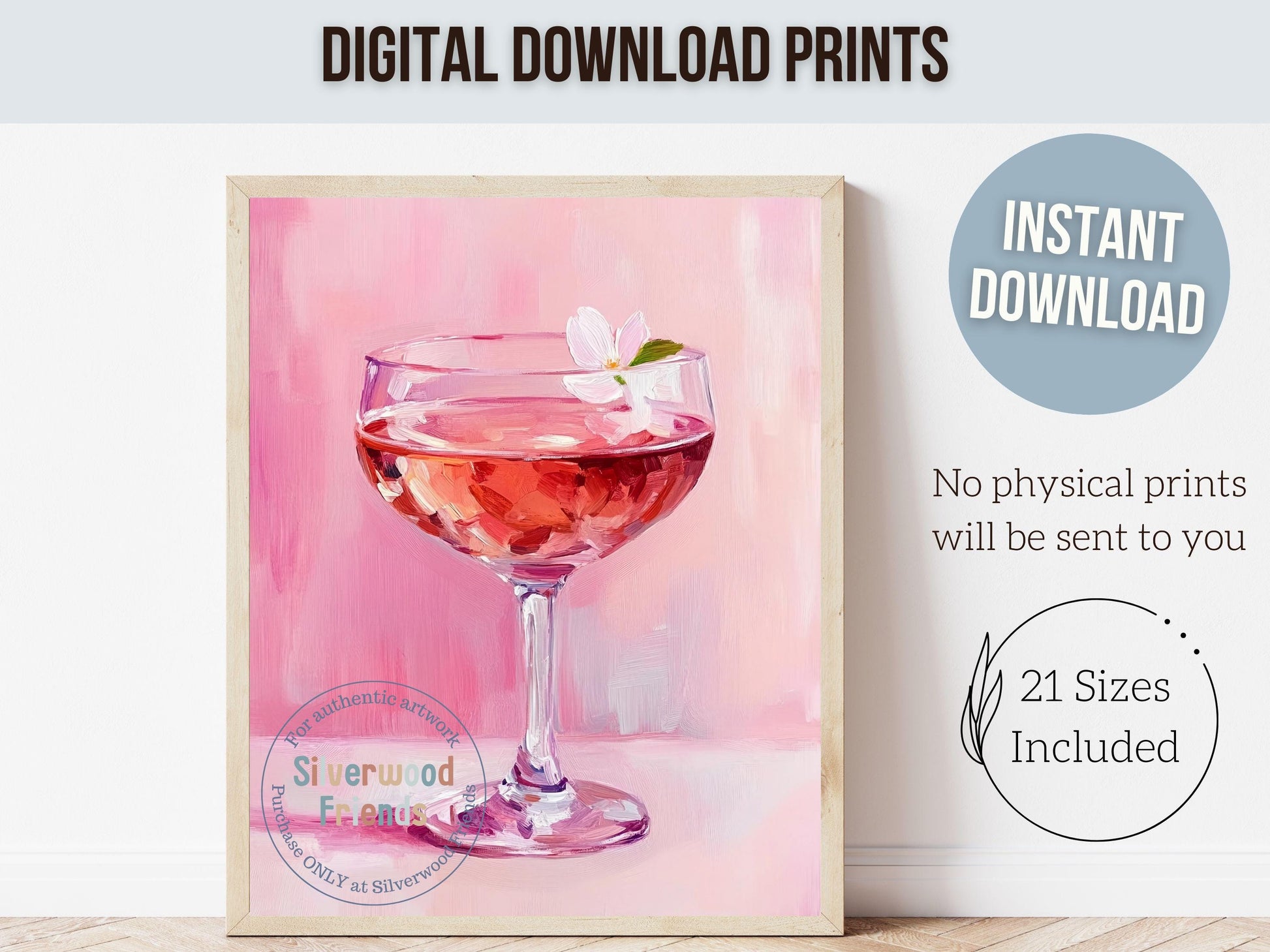 Champagne Glass Print, Happy Hour Poster, Trendy Bar Cart Print, Dorm Room Party Decor, Celebration Wall Art, Cocktail Party Digital Print