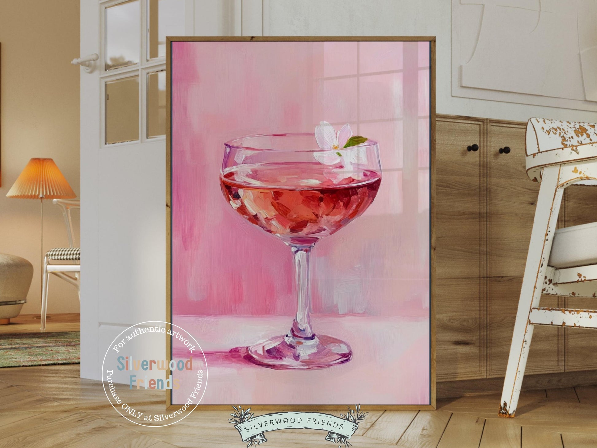 Champagne Glass Print, Happy Hour Poster, Trendy Bar Cart Print, Dorm Room Party Decor, Celebration Wall Art, Cocktail Party Digital Print