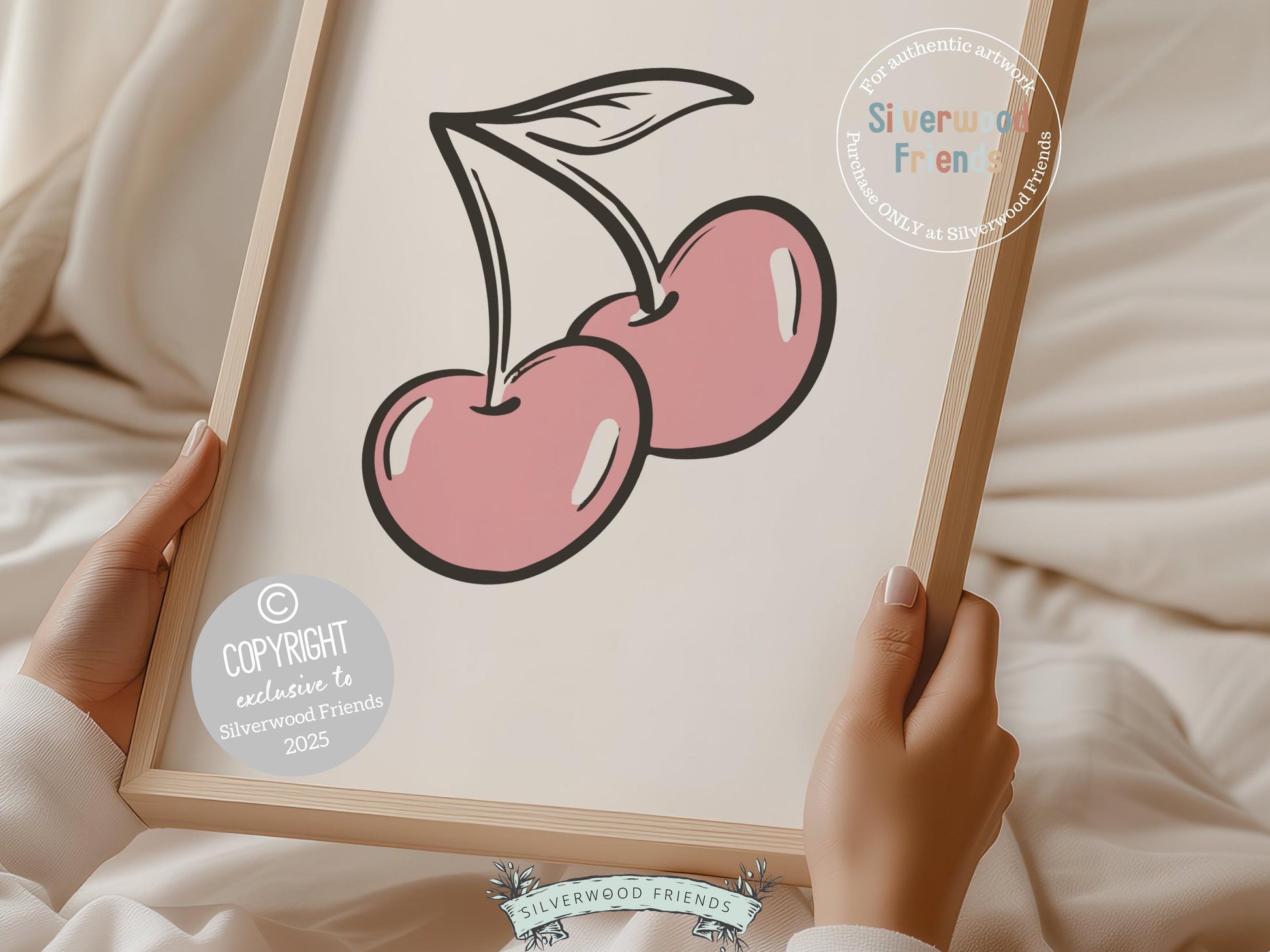 Pink Cherry Print, Cowgirl Coquette Print, Cherry Wall Art, Bar Cart Art, Coquette Room Decor,Teen Girl Western Dopamine Decor Digital Print