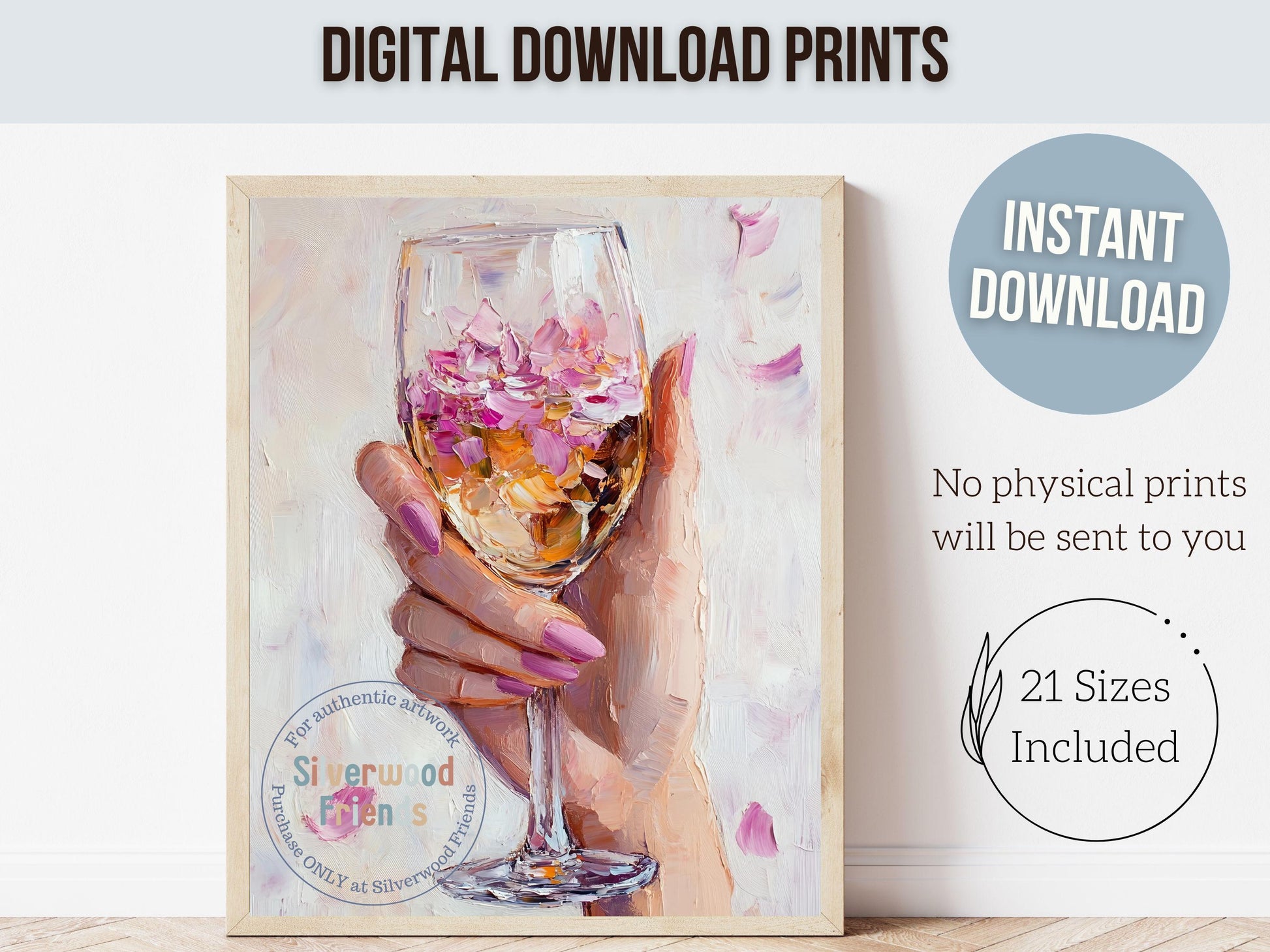 Cheers Art Print, Champagne Wine Glass Print, Happy Hour Poster, Trendy Bar Cart Print Celebration Wall Art for Cocktail Party Digital Print