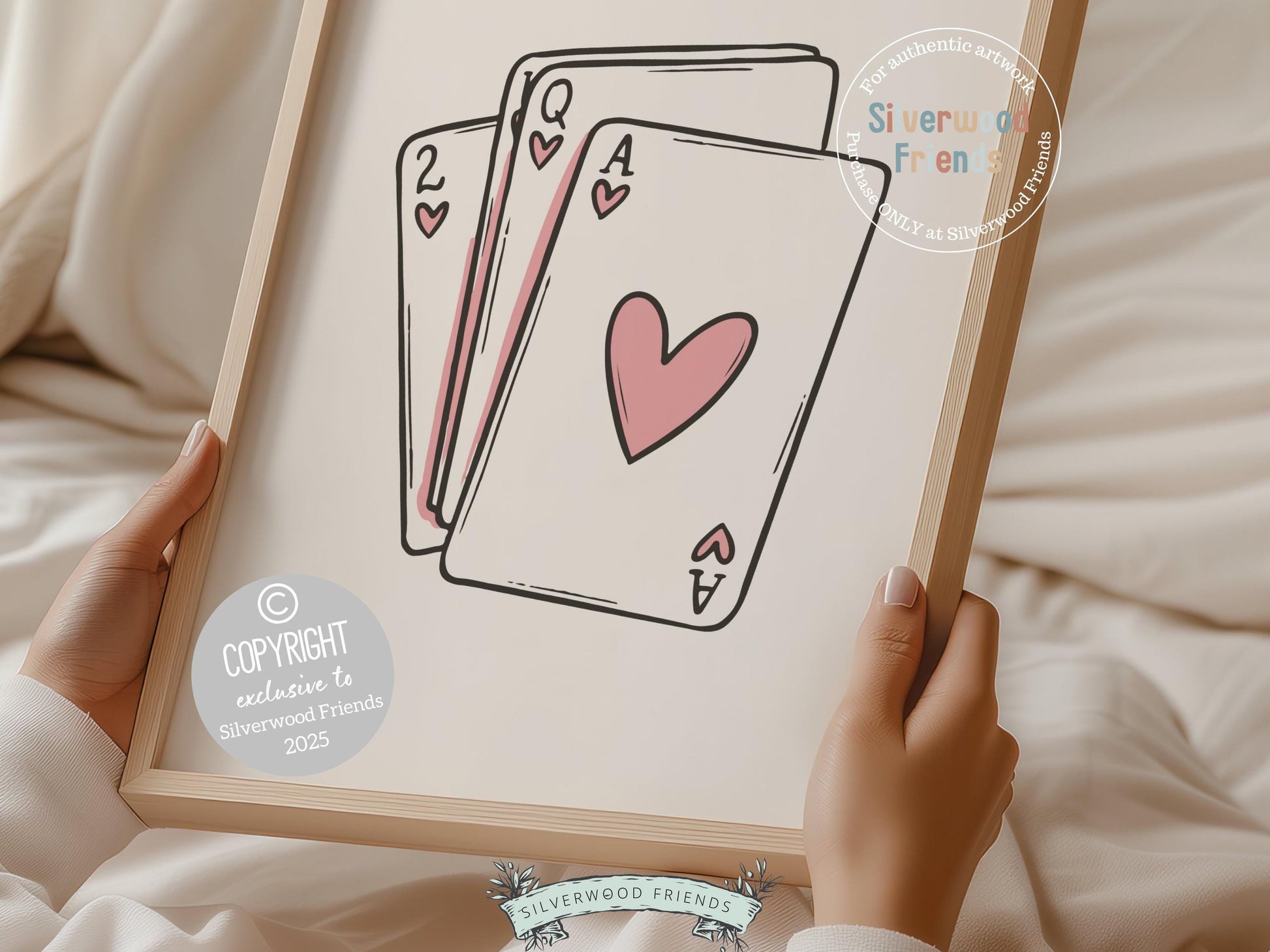 Pink Playing Cards Print, Ace Of Hearts Print, Coquette Cowgirl Room Decor, Girly Western Wall Art, Dorm Room Dopamine Decor Digital Print