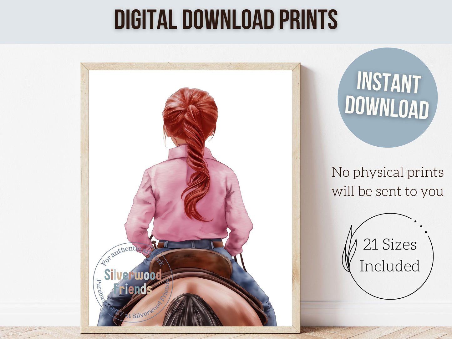 Cowgirl Horse Nursery Print, Cowgirl Horse Nursery Decor, Baby Girl Western Nursery Decor, Horse Picture Farm Nursery Wall Art Digital Print