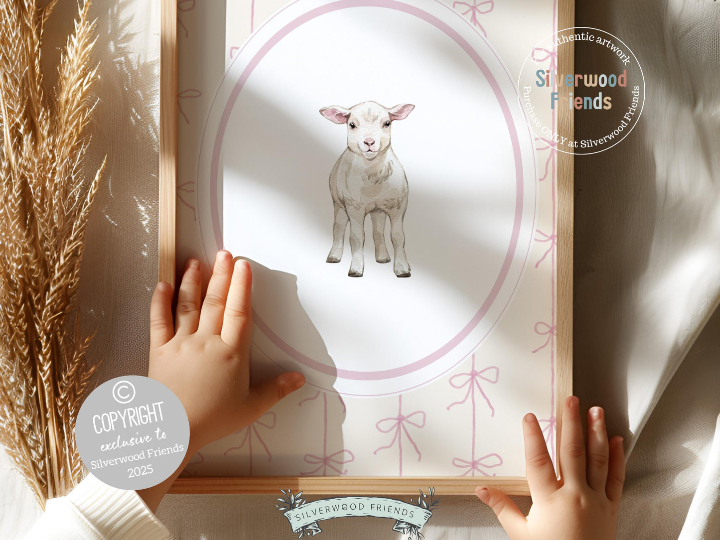 Baby Farm Animal Nursery Prints, Baby Girl Pink Farmyard Nursery Decor, Pink Farm Animal Nursery Wall Art, Farmhouse Decor Digital Prints